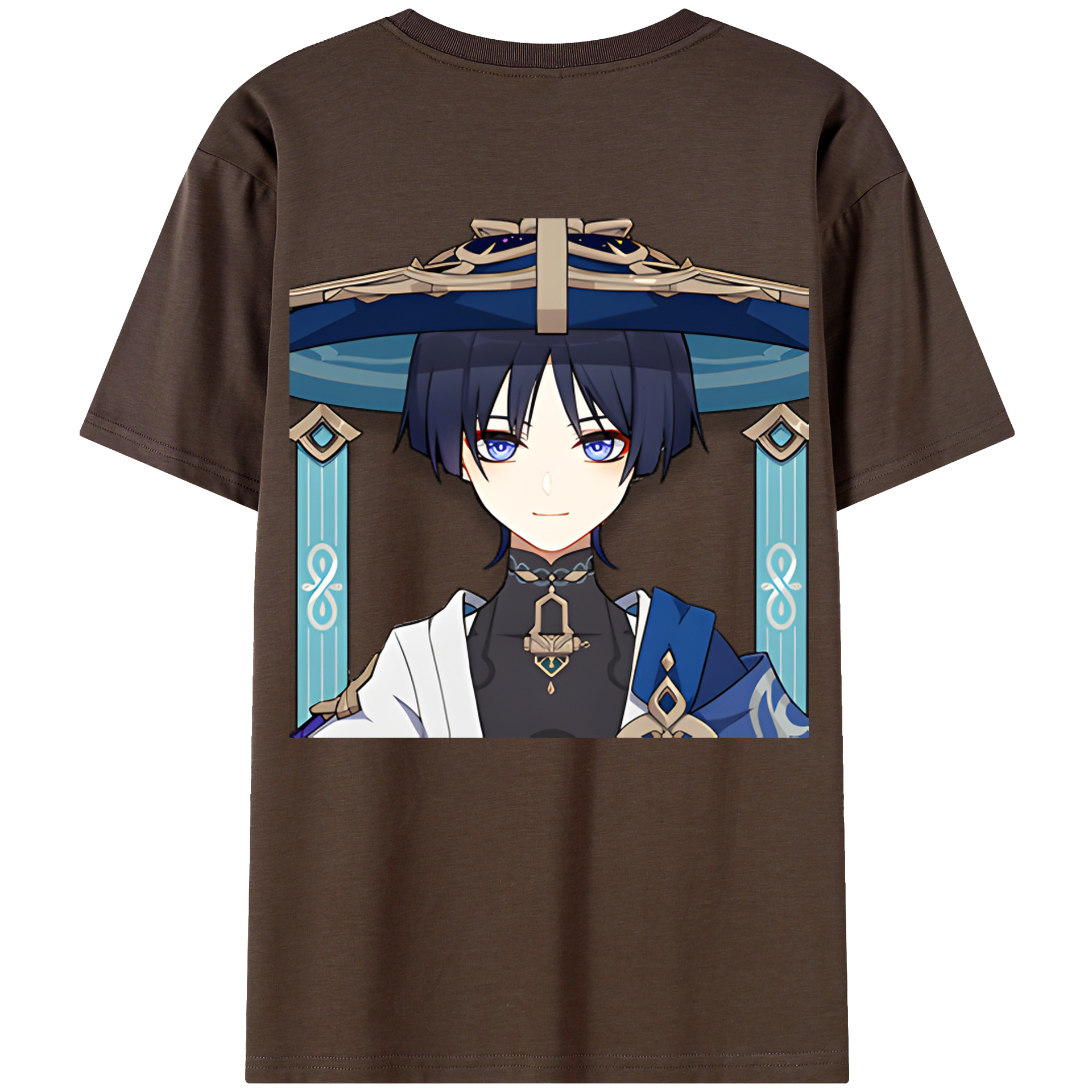 げんし神 さんペい genshin Sanpei 綿100％半袖Tシャツ（背面プリント）