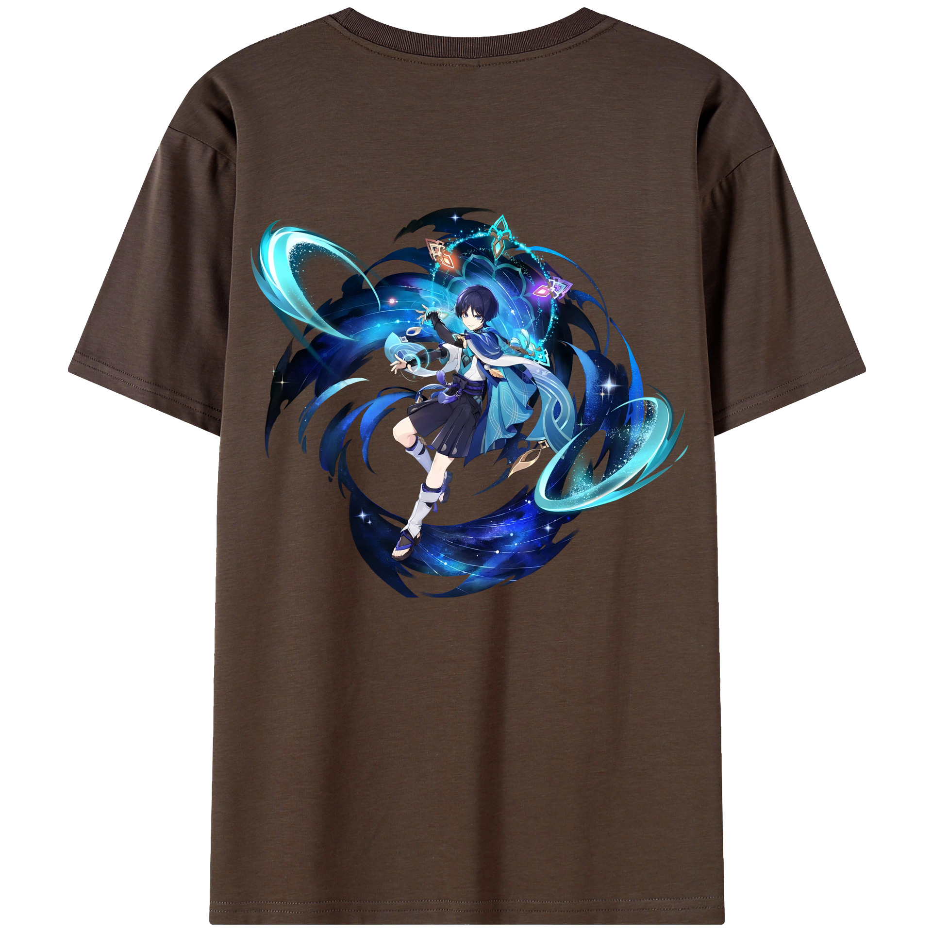 げんし神 さんペい genshin Sanpei 綿100％半袖Tシャツ（背面プリント）