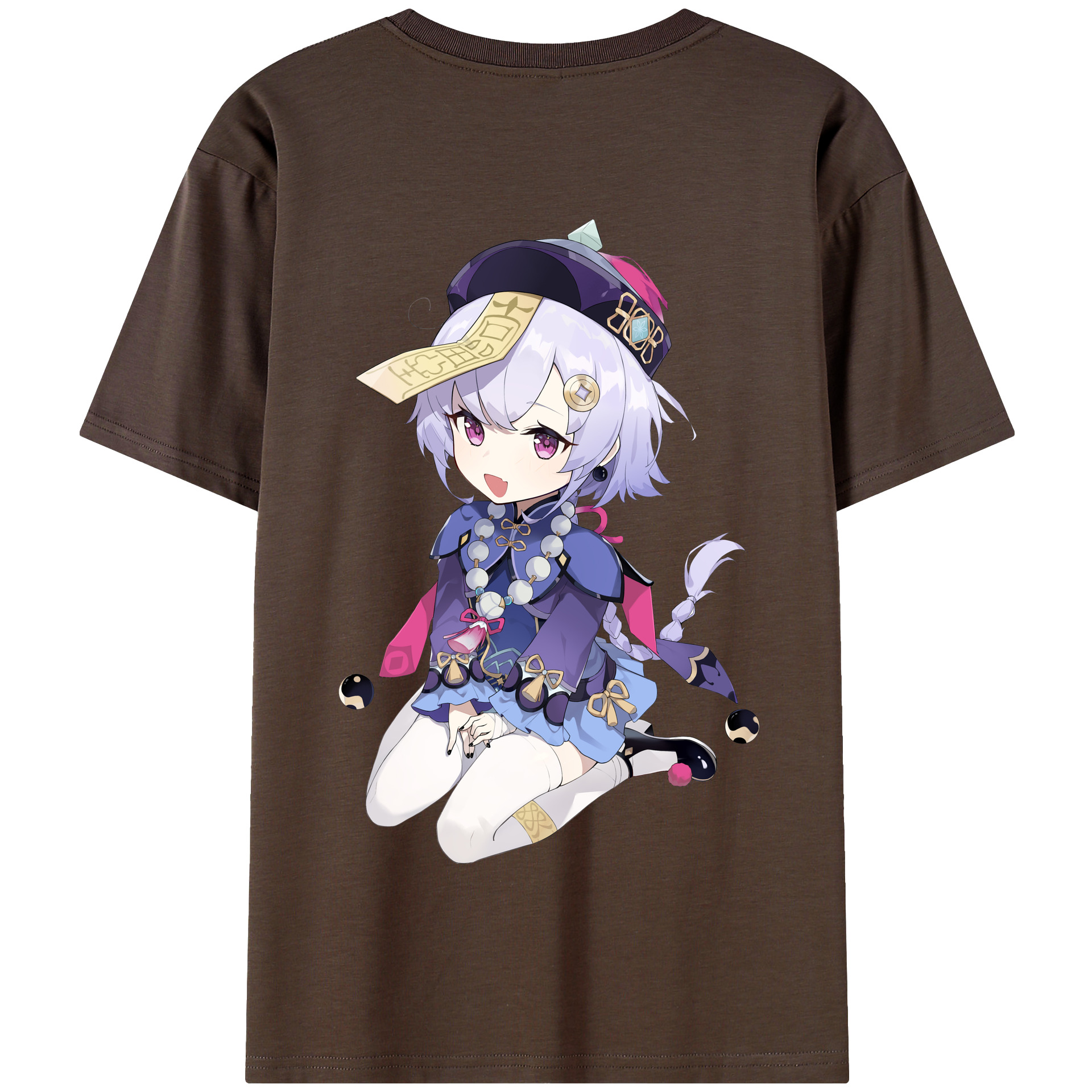げんし神 七七 なな  genshin Nana 綿100％半袖Tシャツ（背面プリント）