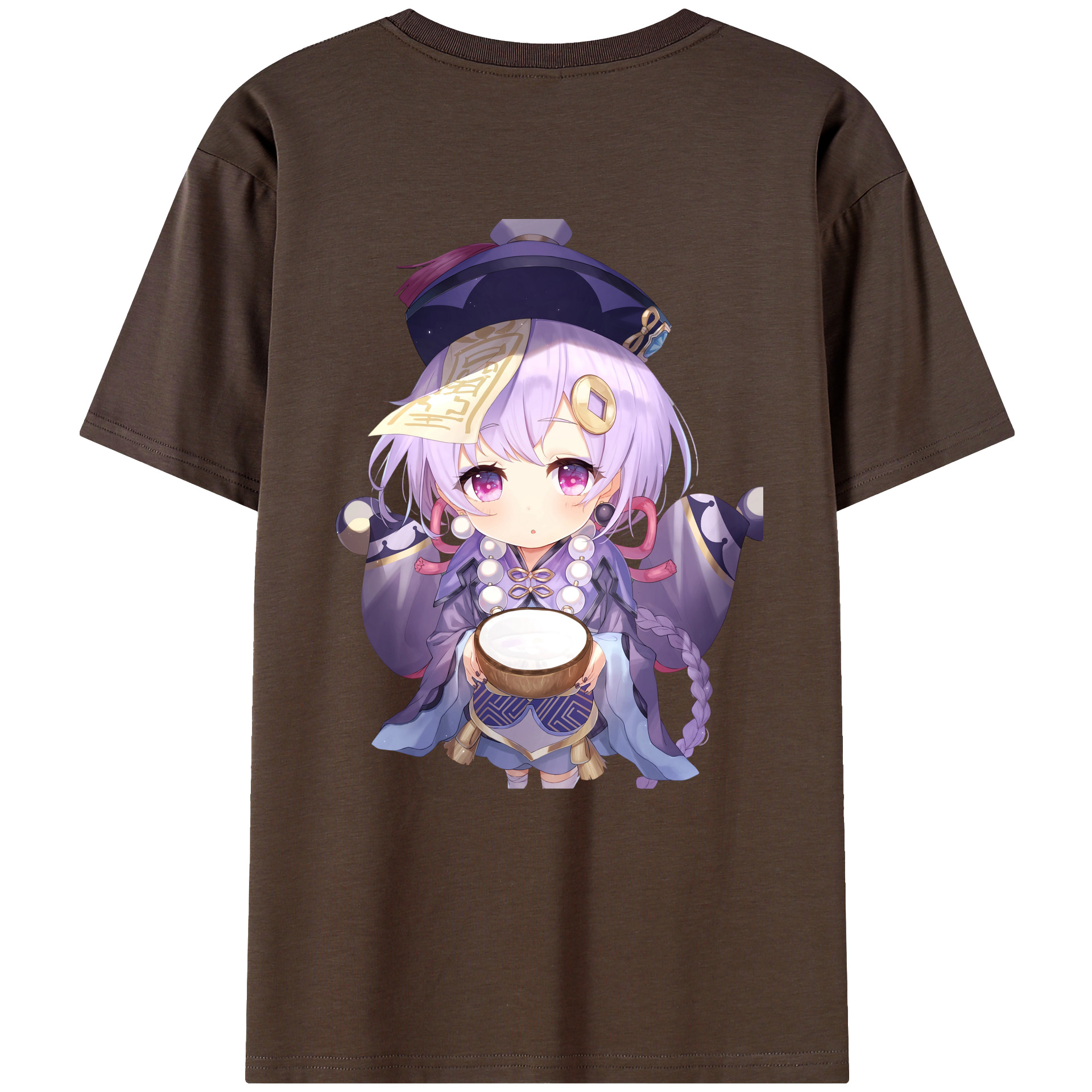 げんし神 七七 なな  genshin Nana 綿100％半袖Tシャツ（背面プリント）