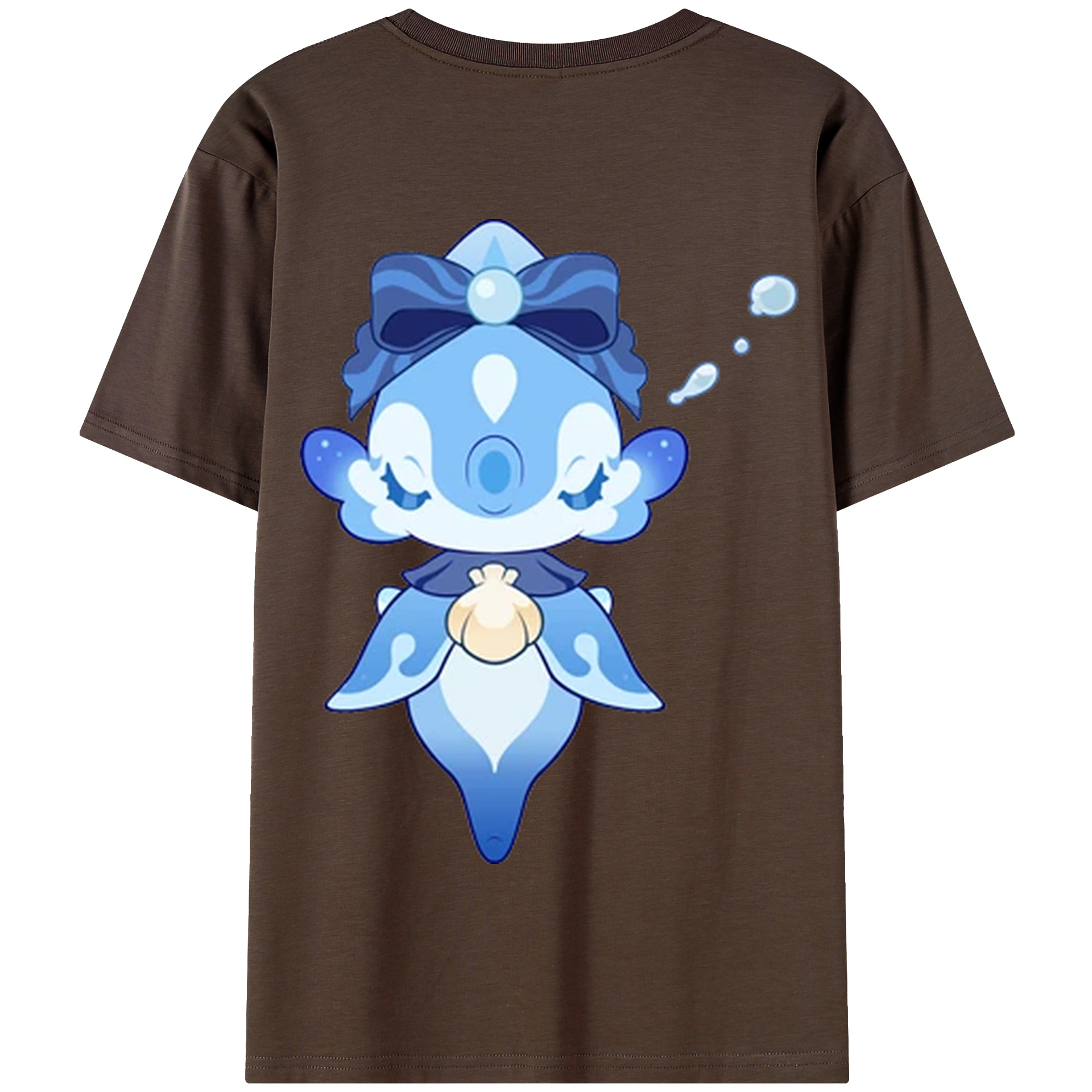 げんし神 フリーナ genshin Furina 綿100％半袖Tシャツ（背面プリント）
