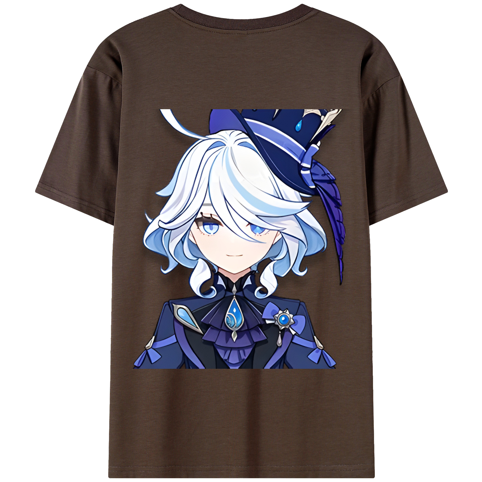 げんし神 フリーナ genshin Furina 綿100％半袖Tシャツ（背面プリント）
