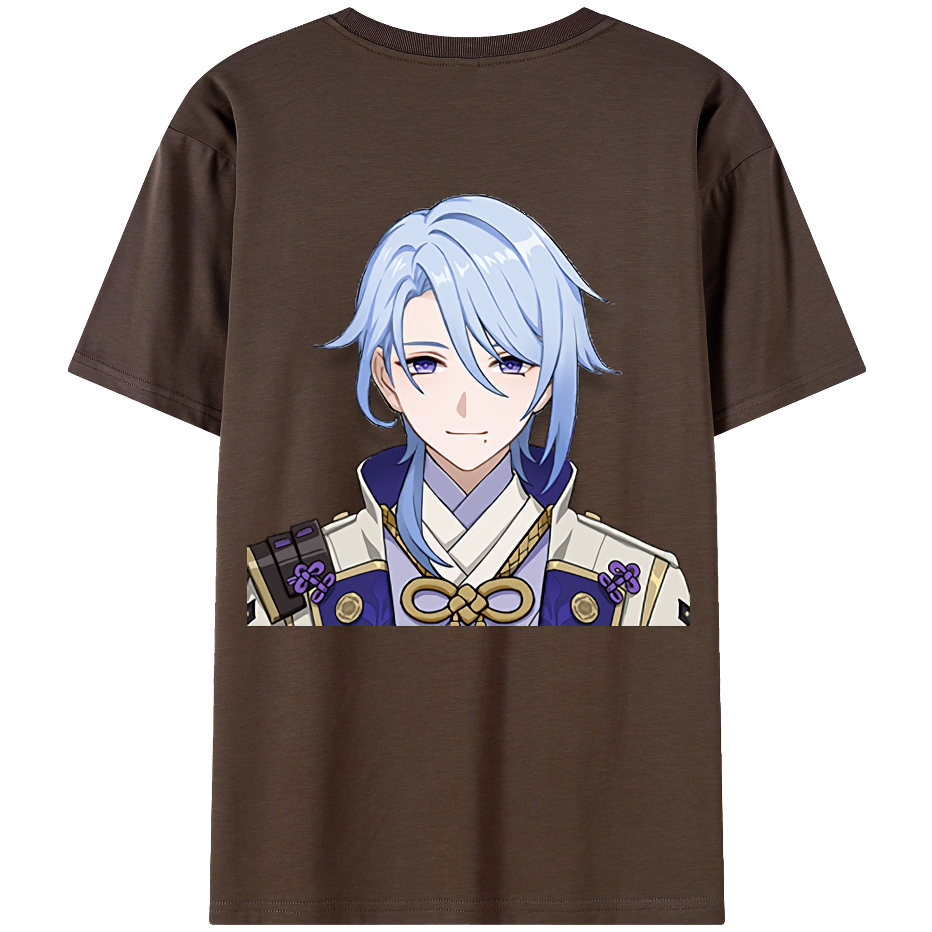 げんし神 神里綾人 かみさとあやと genshin Kamisato Ayato 綿100％半袖Tシャツ（背面プリント）