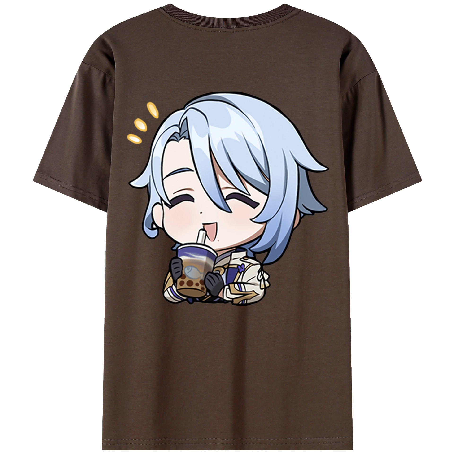 げんし神 神里綾人 かみさとあやと genshin Kamisato Ayato 綿100％半袖Tシャツ（背面プリント）