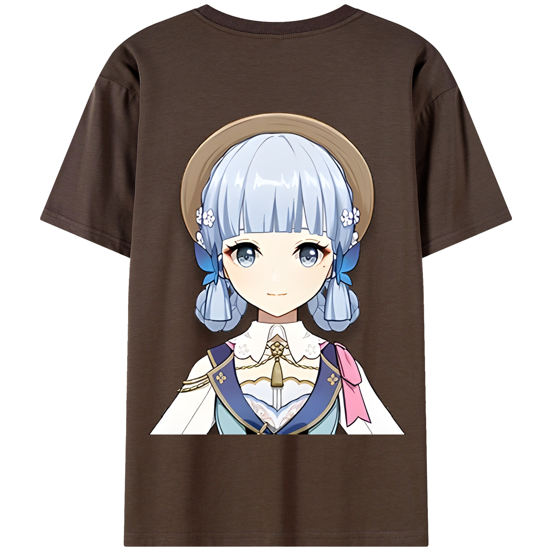 げんし神 神里綾華 神宮寺レン genshin Kamimiya Ren 綿100％半袖Tシャツ（背面プリント）