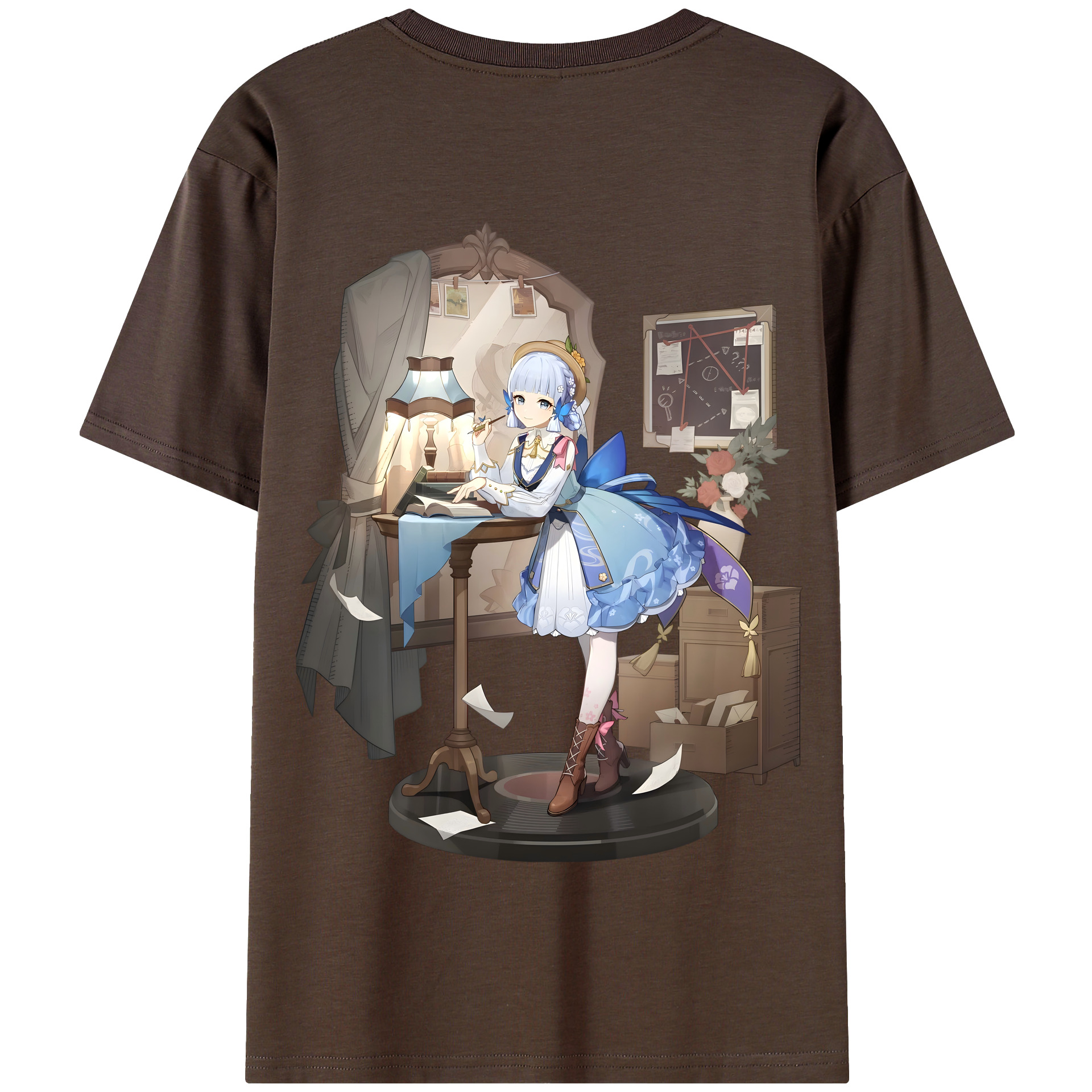 げんし神 神里綾華 神宮寺レン genshin Kamimiya Ren 綿100％半袖Tシャツ（背面プリント）