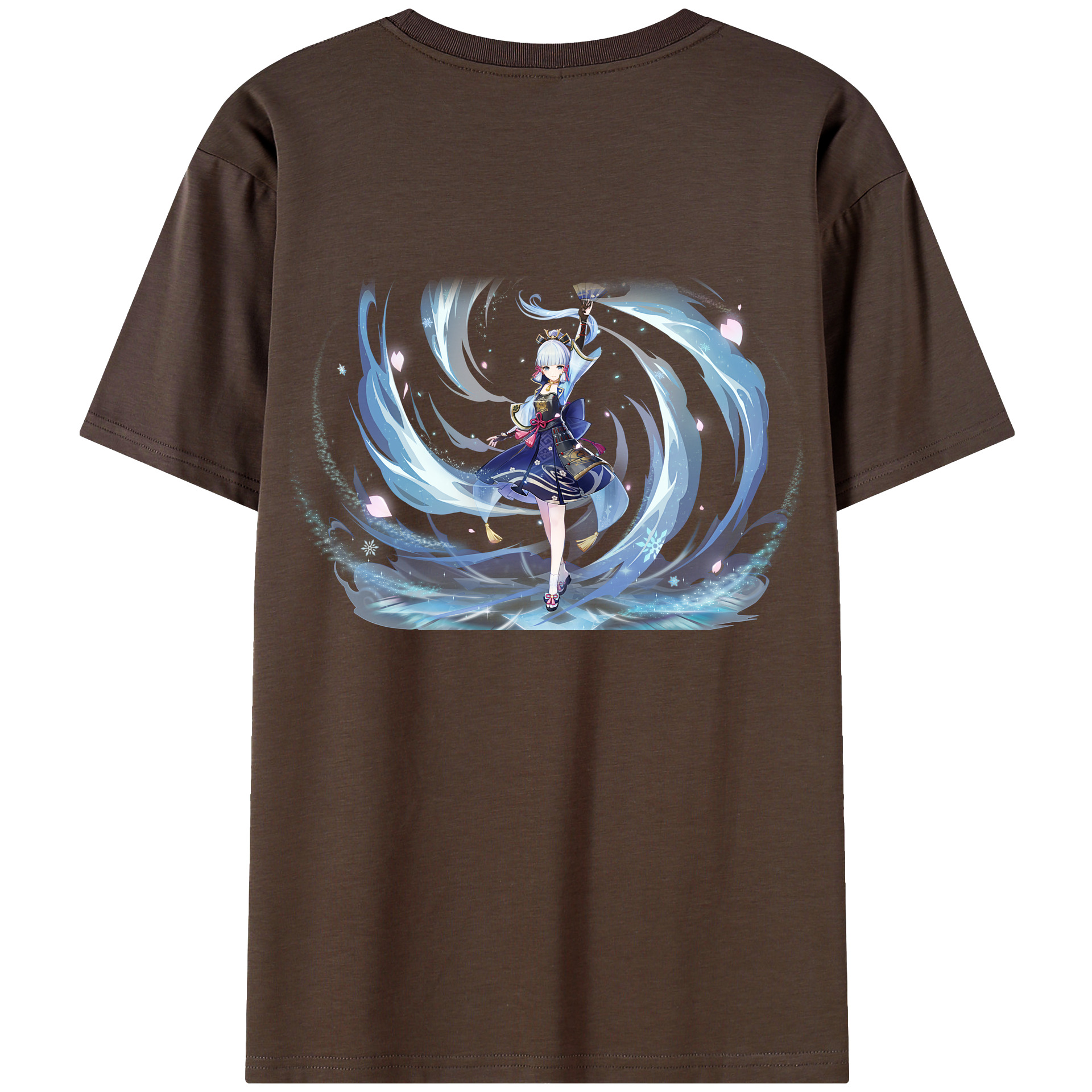 げんし神 神里綾華 神宮寺レン genshin Kamimiya Ren 綿100％半袖Tシャツ（背面プリント）