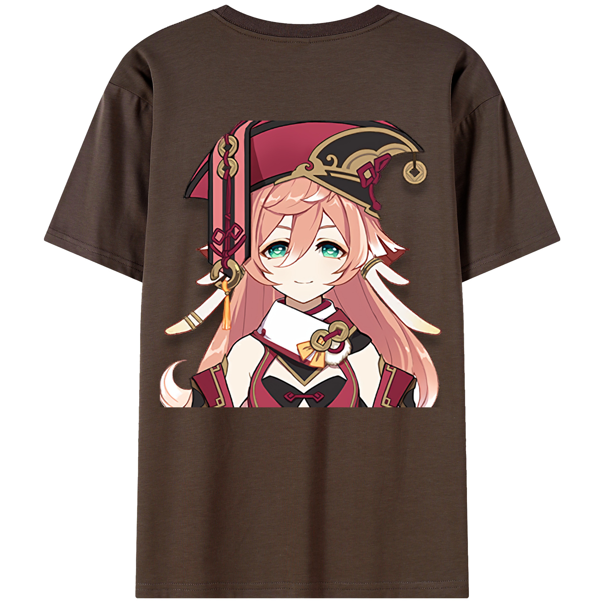 げんし神 ヤンフェイ genshin Yanfei 綿100％半袖Tシャツ（背面プリント）