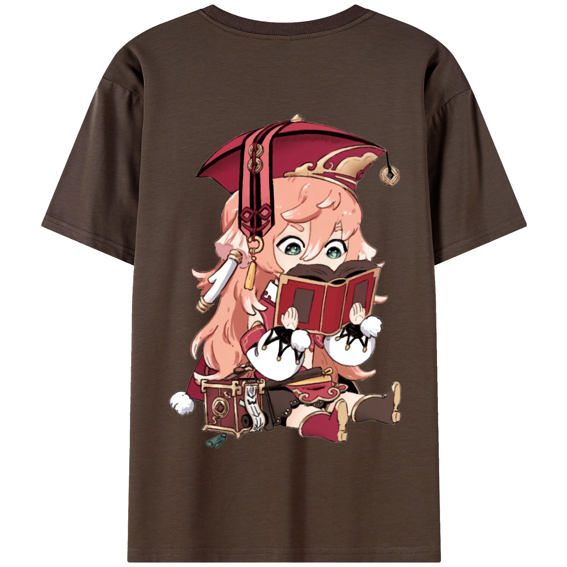 げんし神 ヤンフェイ genshin Yanfei 綿100％半袖Tシャツ（背面プリント）