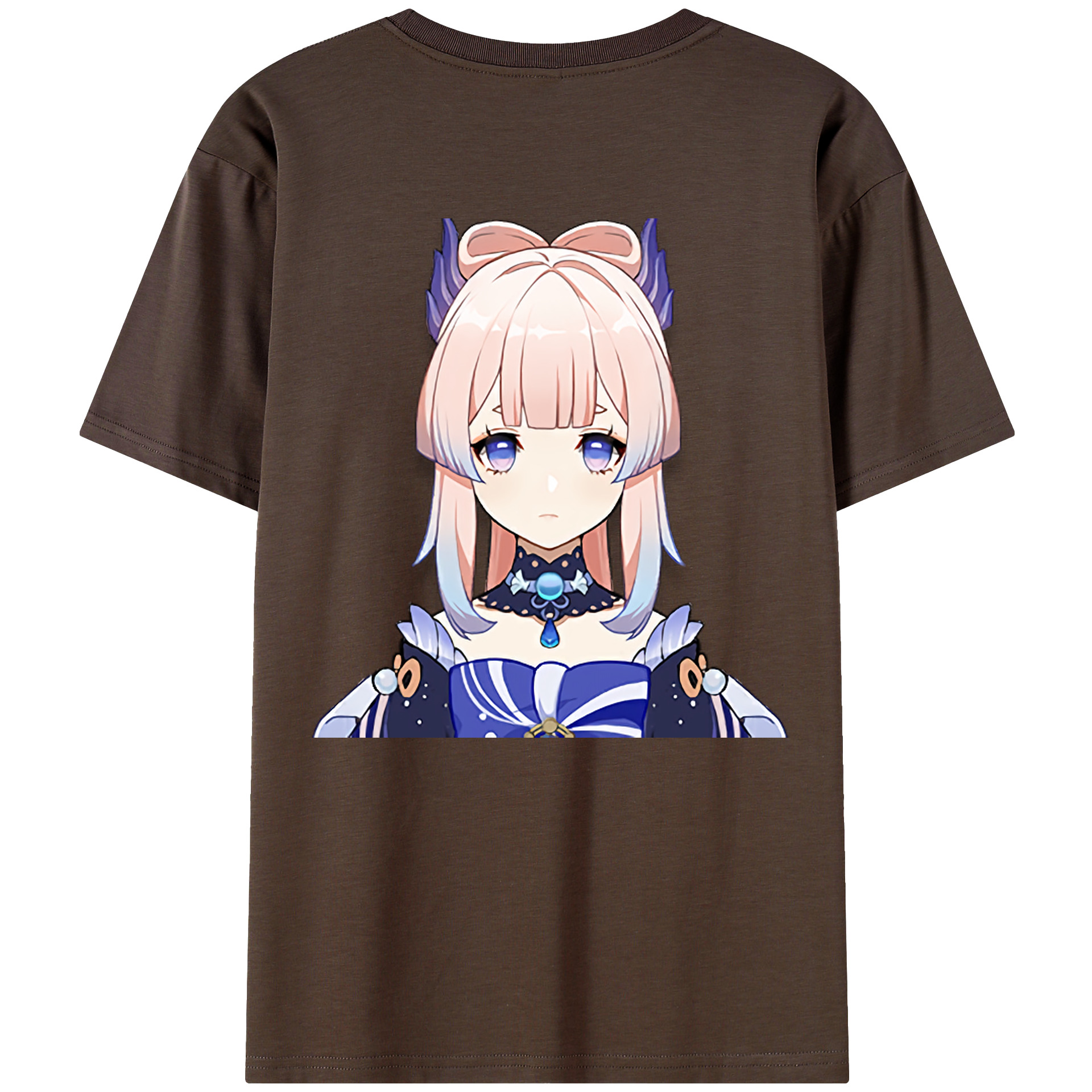 げんし神 珊瑚宮心海 サンゴノミヤ・ココミ genshin Sangonomiya Kokomi 綿100％半袖Tシャツ（背面プリント）