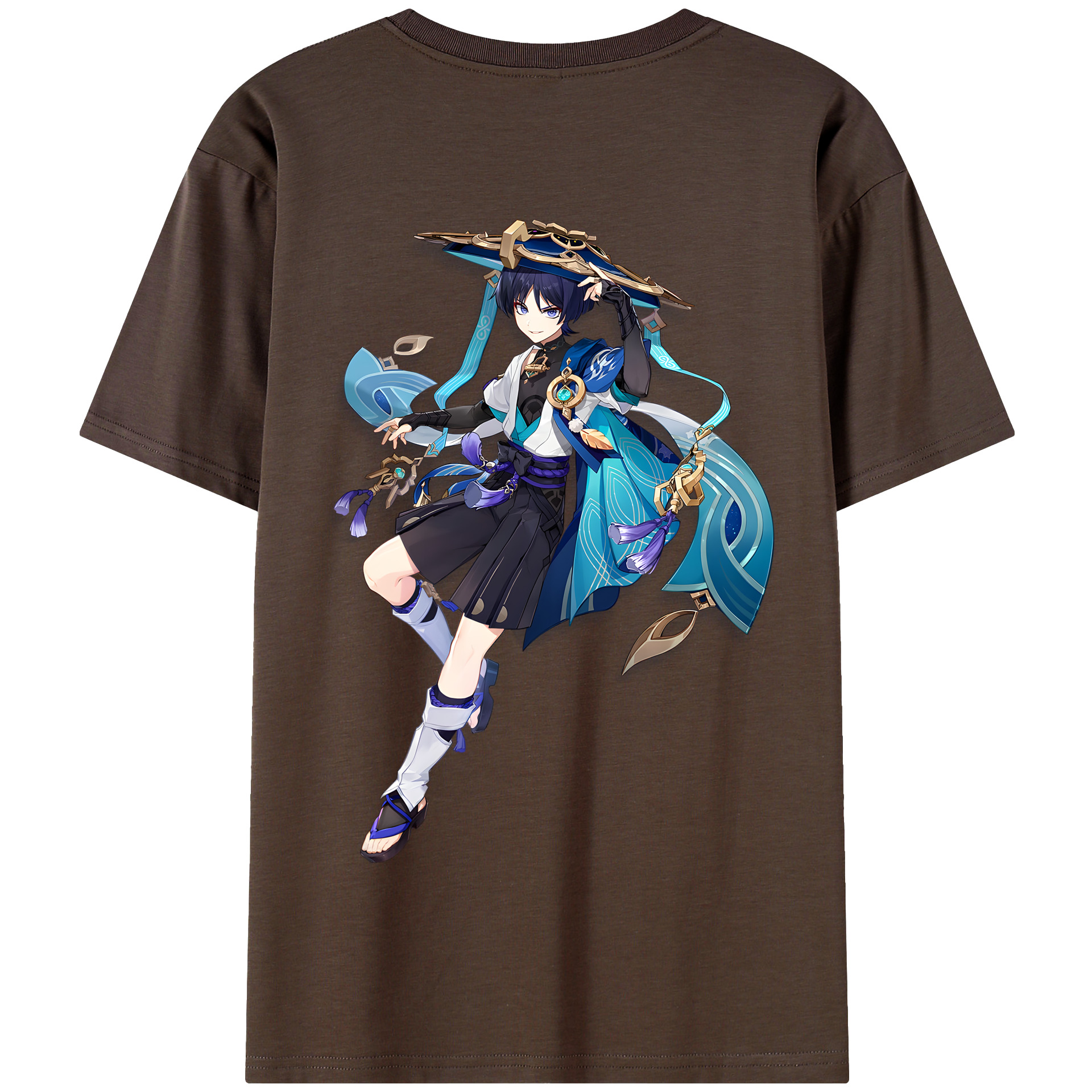 げんし神 さんペい genshin Sanpei 綿100％半袖Tシャツ（背面プリント）