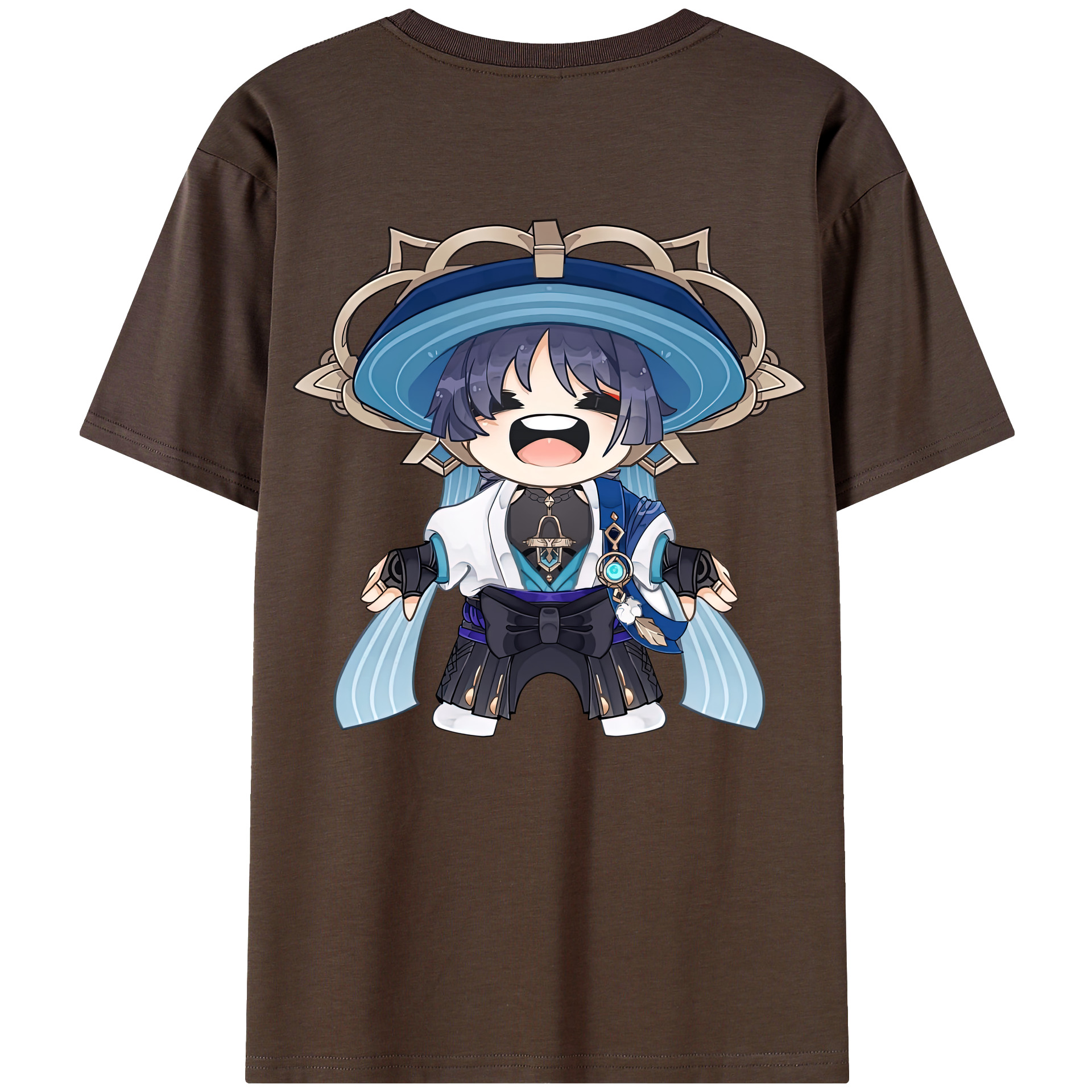 げんし神 さんペい genshin Sanpei 綿100％半袖Tシャツ（背面プリント）