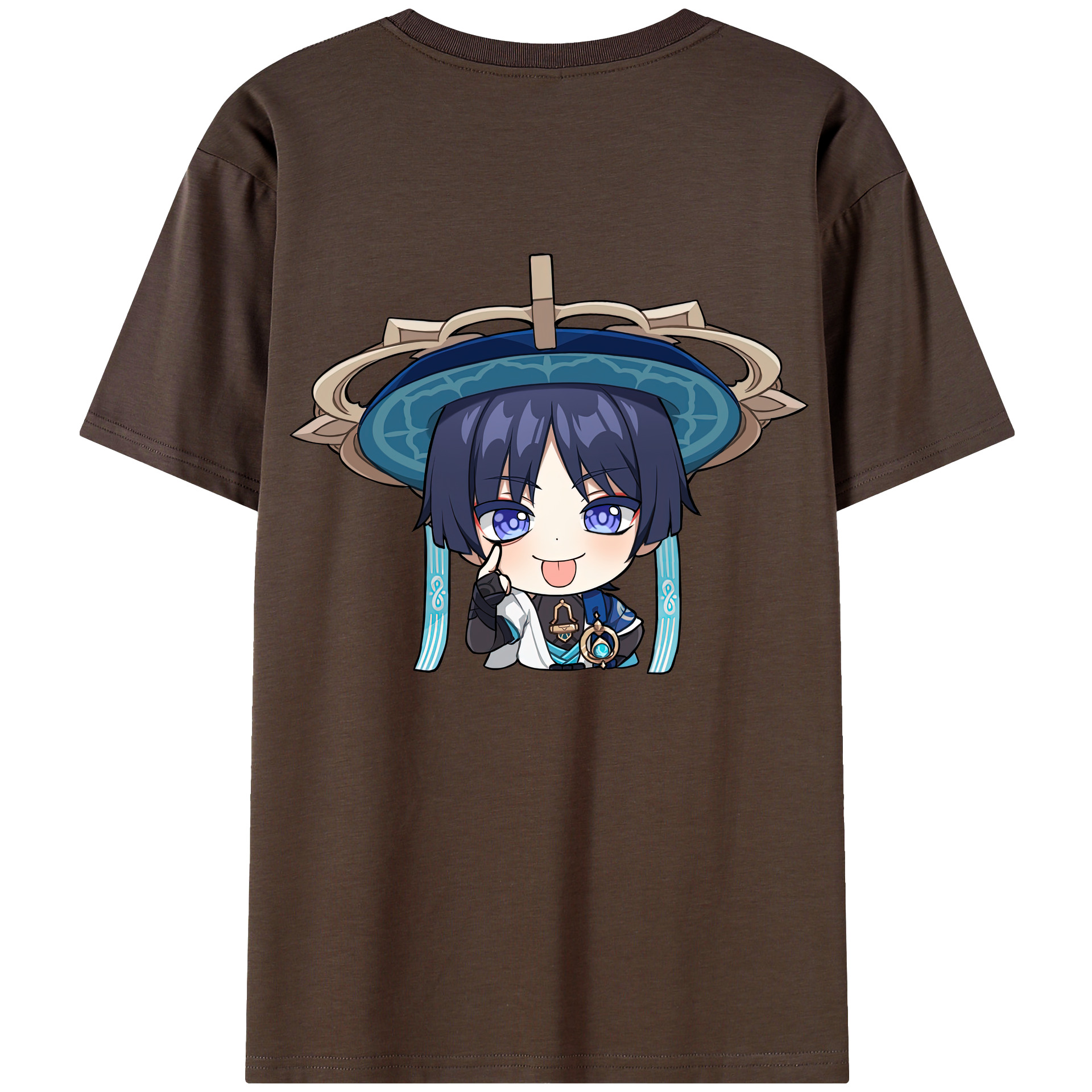 げんし神 さんペい genshin Sanpei 綿100％半袖Tシャツ（背面プリント）