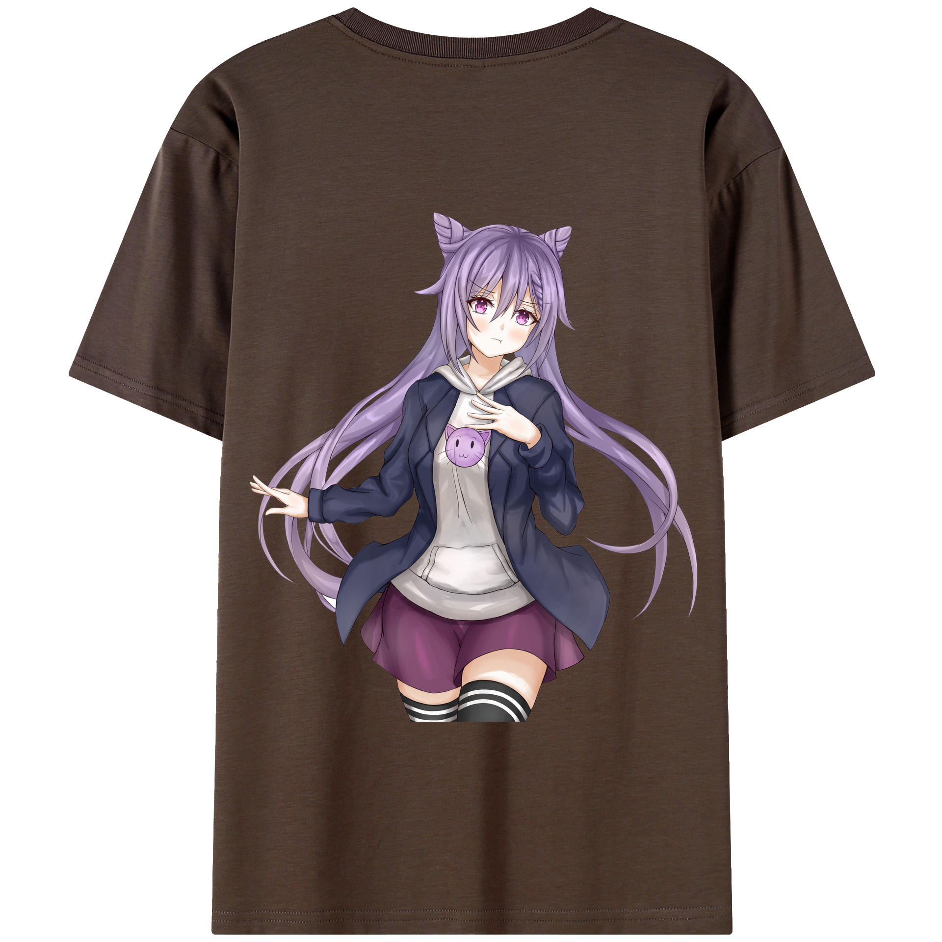 げんし神 刻晴 こくせい genshin Kokusei 綿100％半袖Tシャツ（背面プリント）