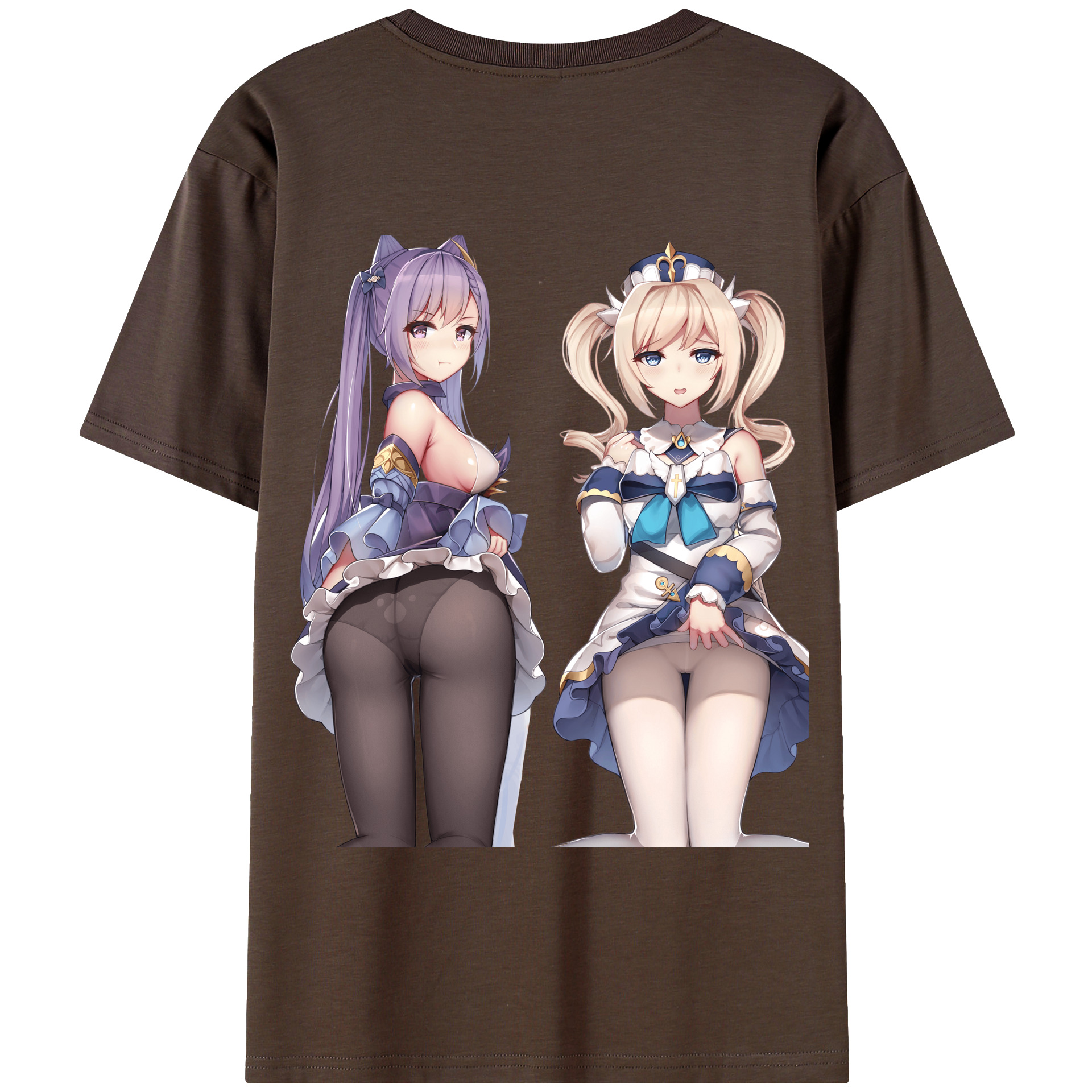 げんし神 刻晴 こくせい genshin Kokusei 綿100％半袖Tシャツ（背面プリント）