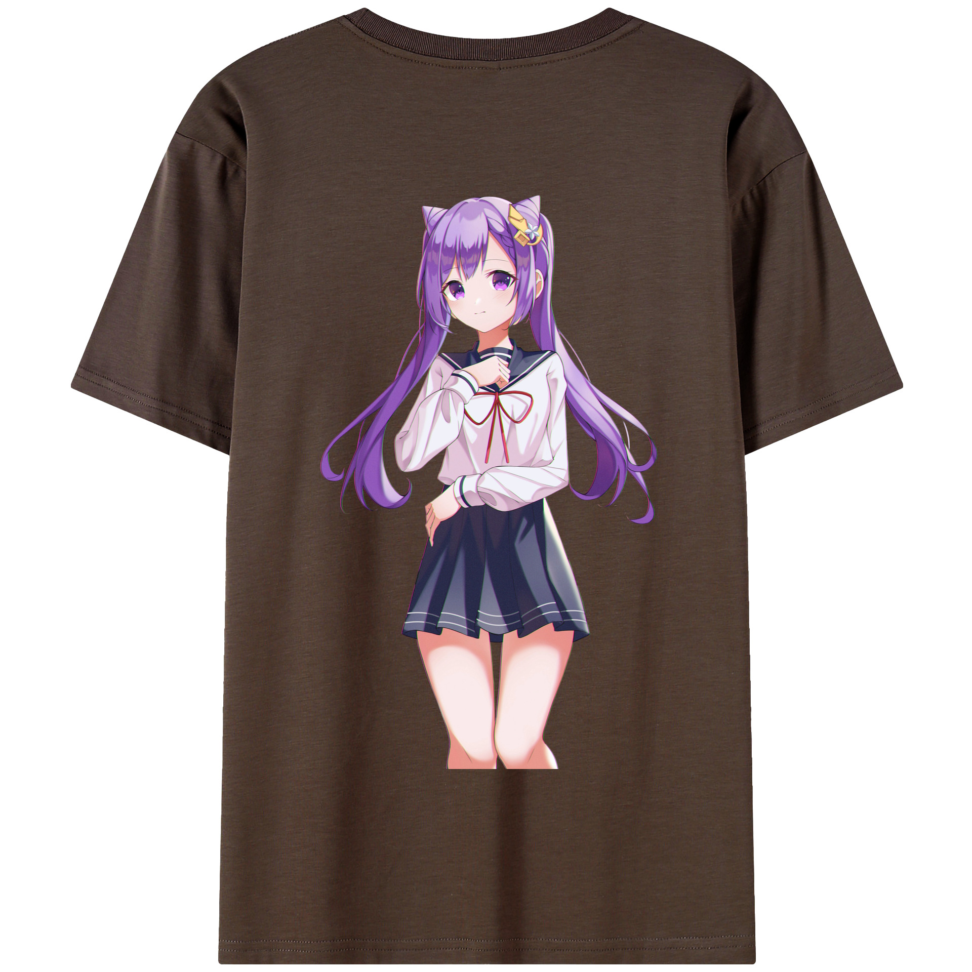 げんし神 刻晴 こくせい genshin Kokusei 綿100％半袖Tシャツ（背面プリント）
