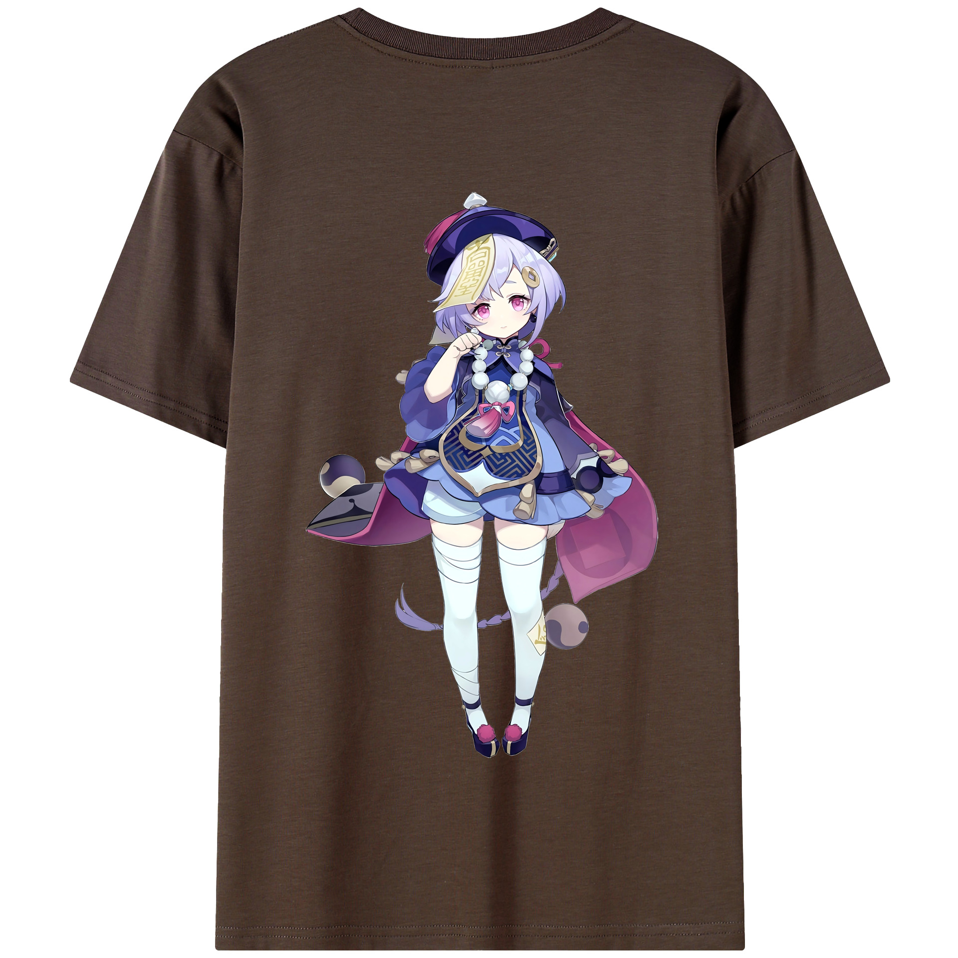 げんし神 七七 なな  genshin Nana 綿100％半袖Tシャツ（背面プリント）