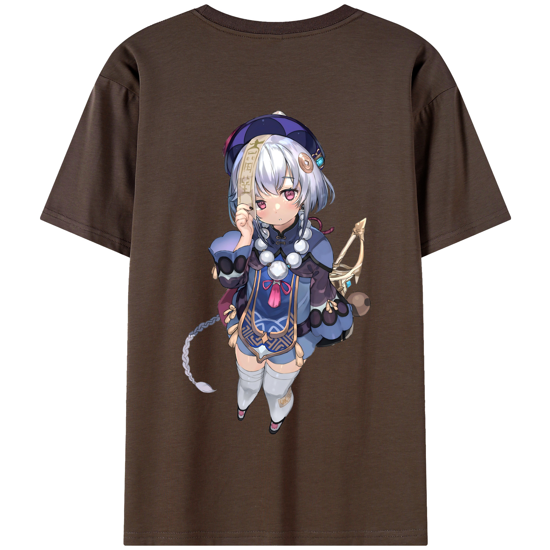 げんし神 七七 なな  genshin Nana 綿100％半袖Tシャツ（背面プリント）