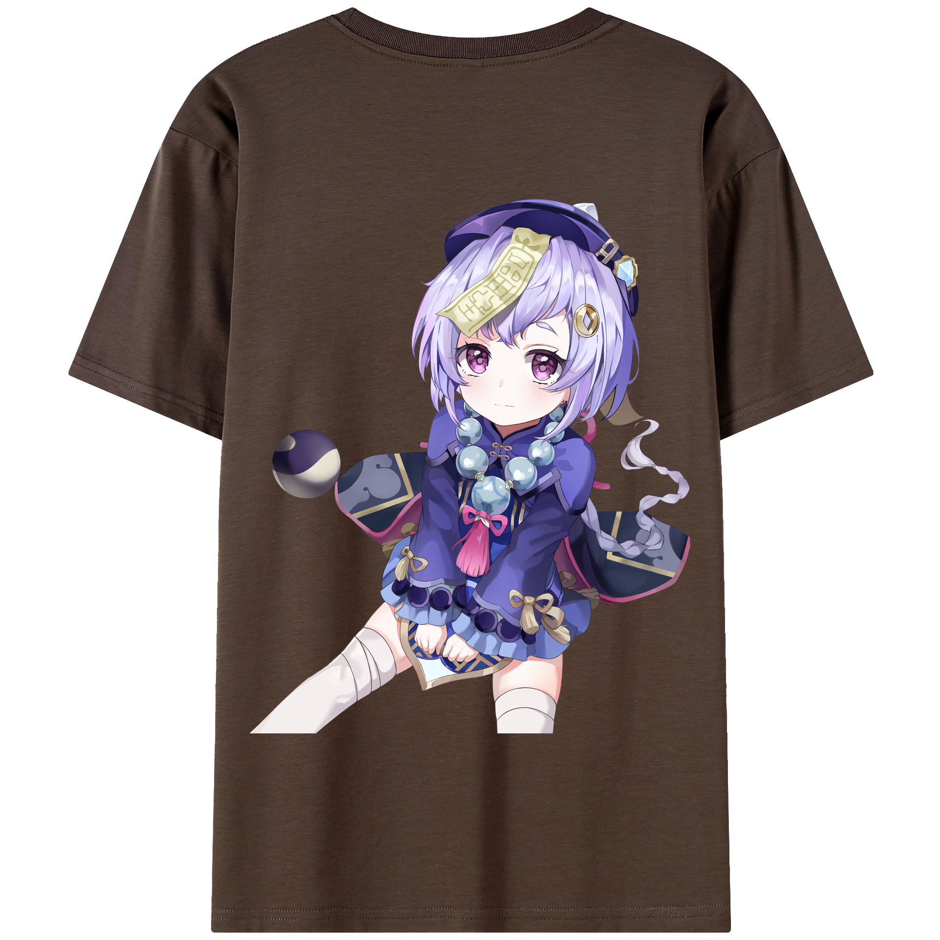 げんし神 七七 なな  genshin Nana 綿100％半袖Tシャツ（背面プリント）