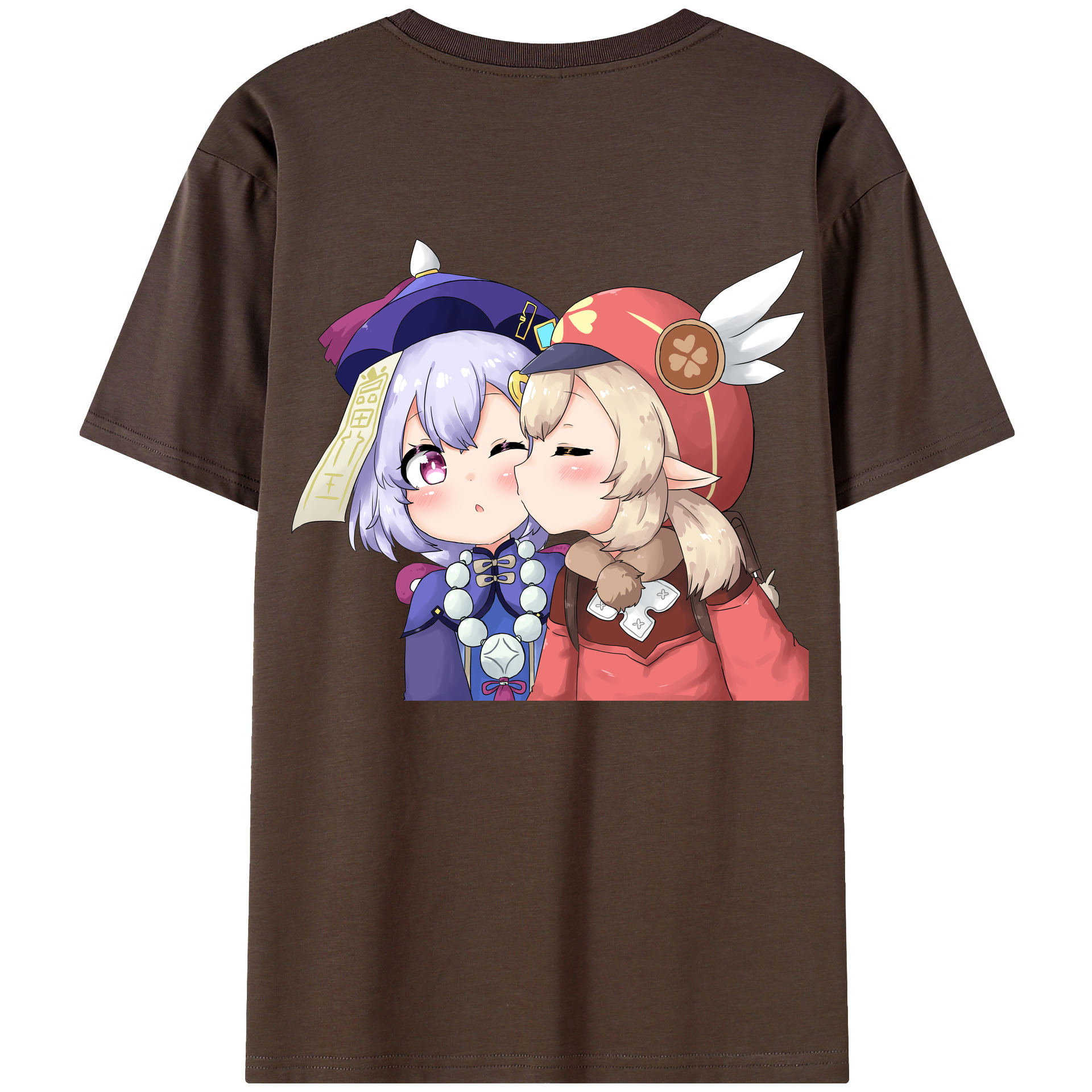 げんし神 七七 なな  genshin Nana 綿100％半袖Tシャツ（背面プリント）