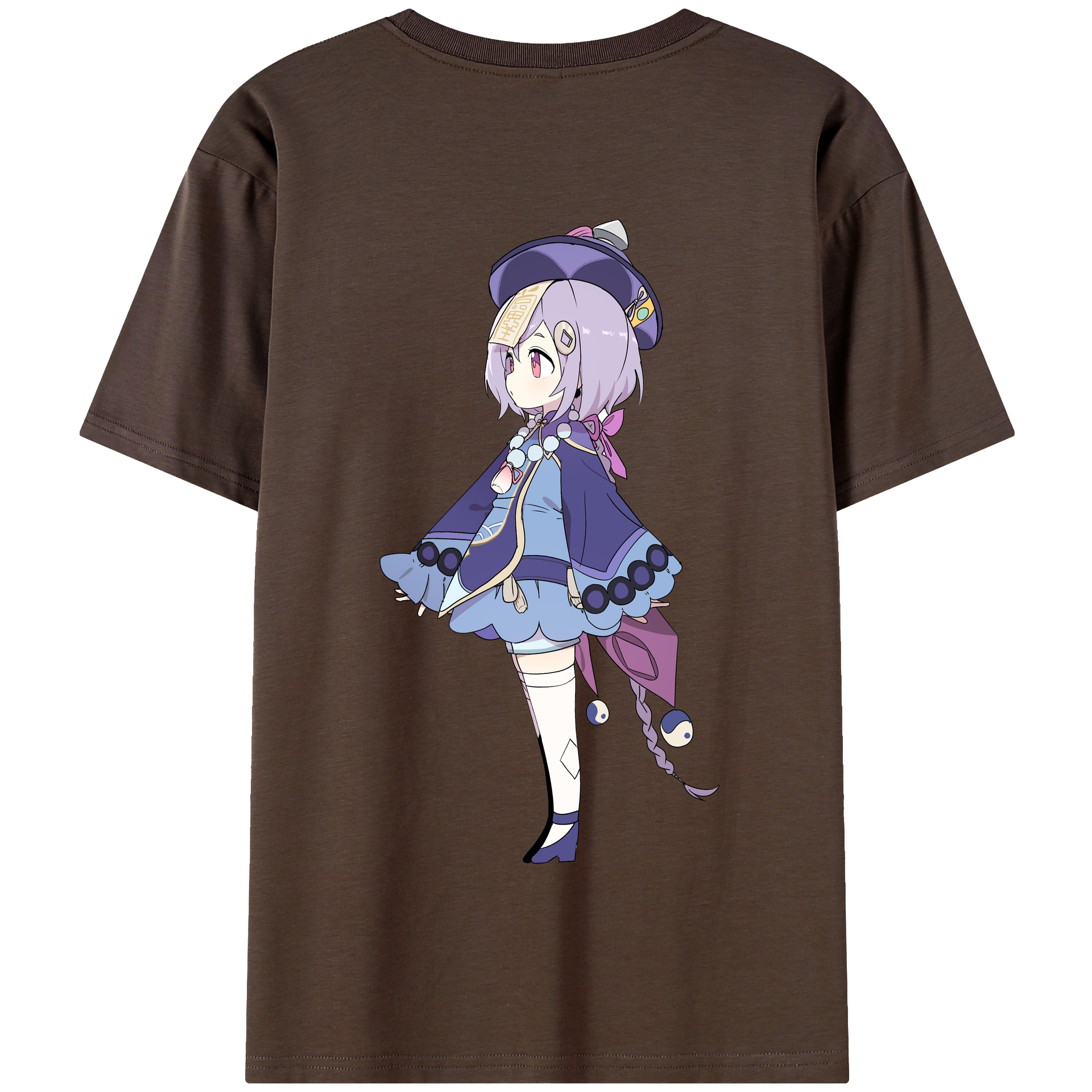 げんし神 七七 なな  genshin Nana 綿100％半袖Tシャツ（背面プリント）