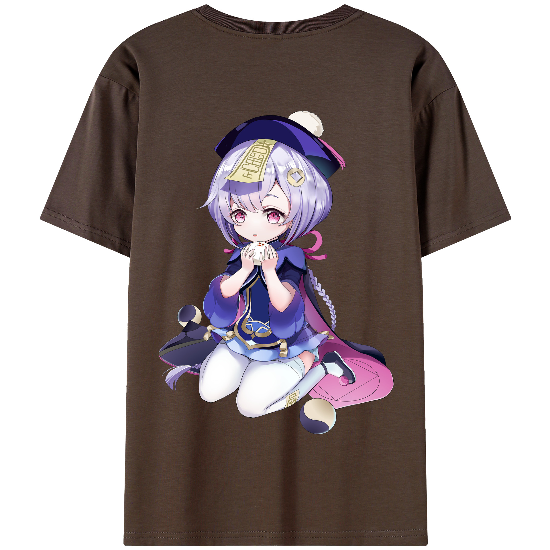 げんし神 七七 なな  genshin Nana 綿100％半袖Tシャツ（背面プリント）
