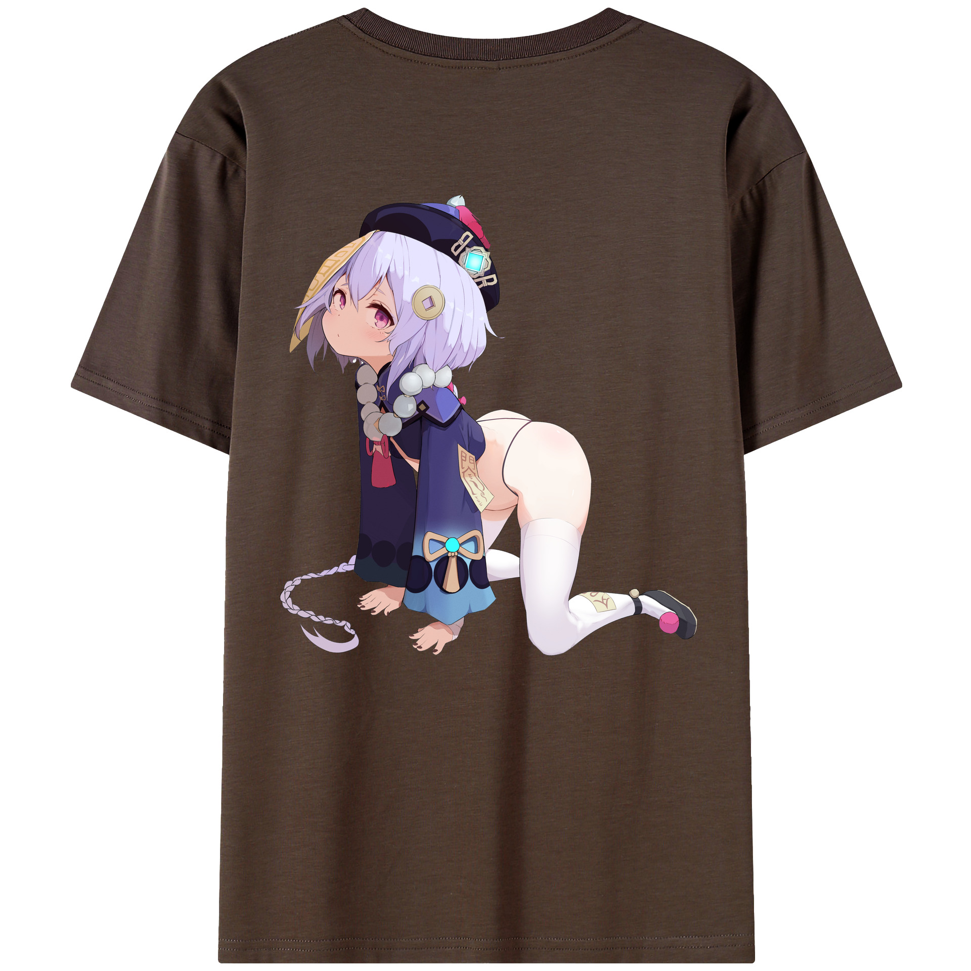 げんし神 七七 なな  genshin Nana 綿100％半袖Tシャツ（背面プリント）