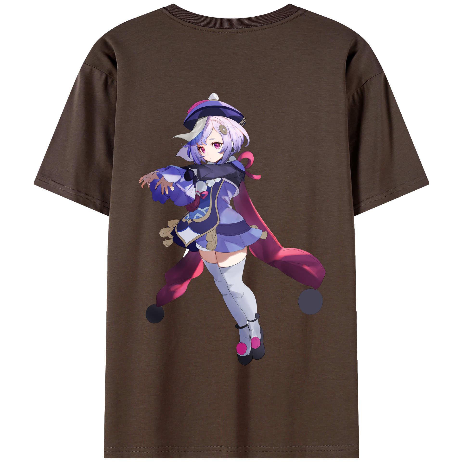 げんし神 七七 なな  genshin Nana 綿100％半袖Tシャツ（背面プリント）