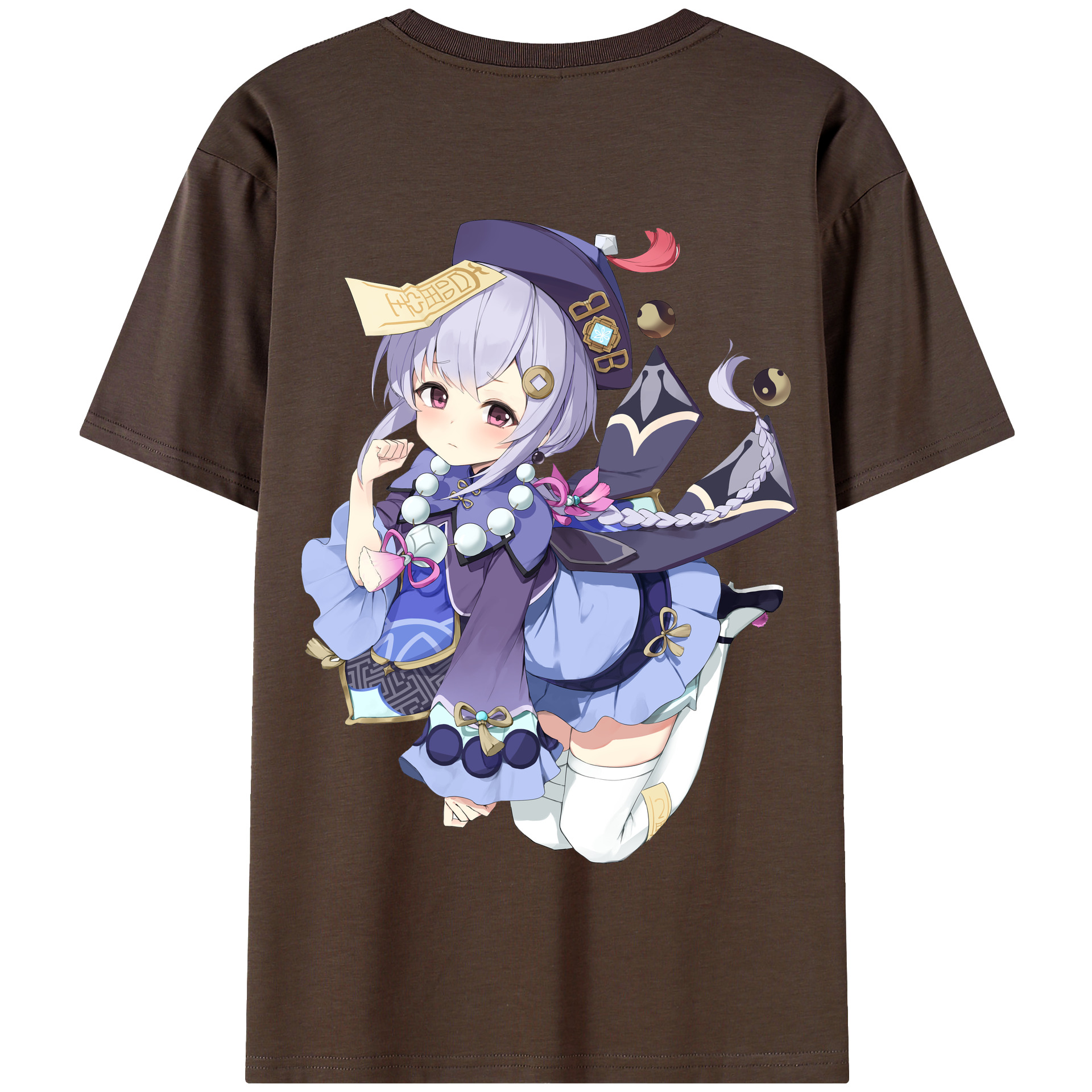 げんし神 七七 なな  genshin Nana 綿100％半袖Tシャツ（背面プリント）