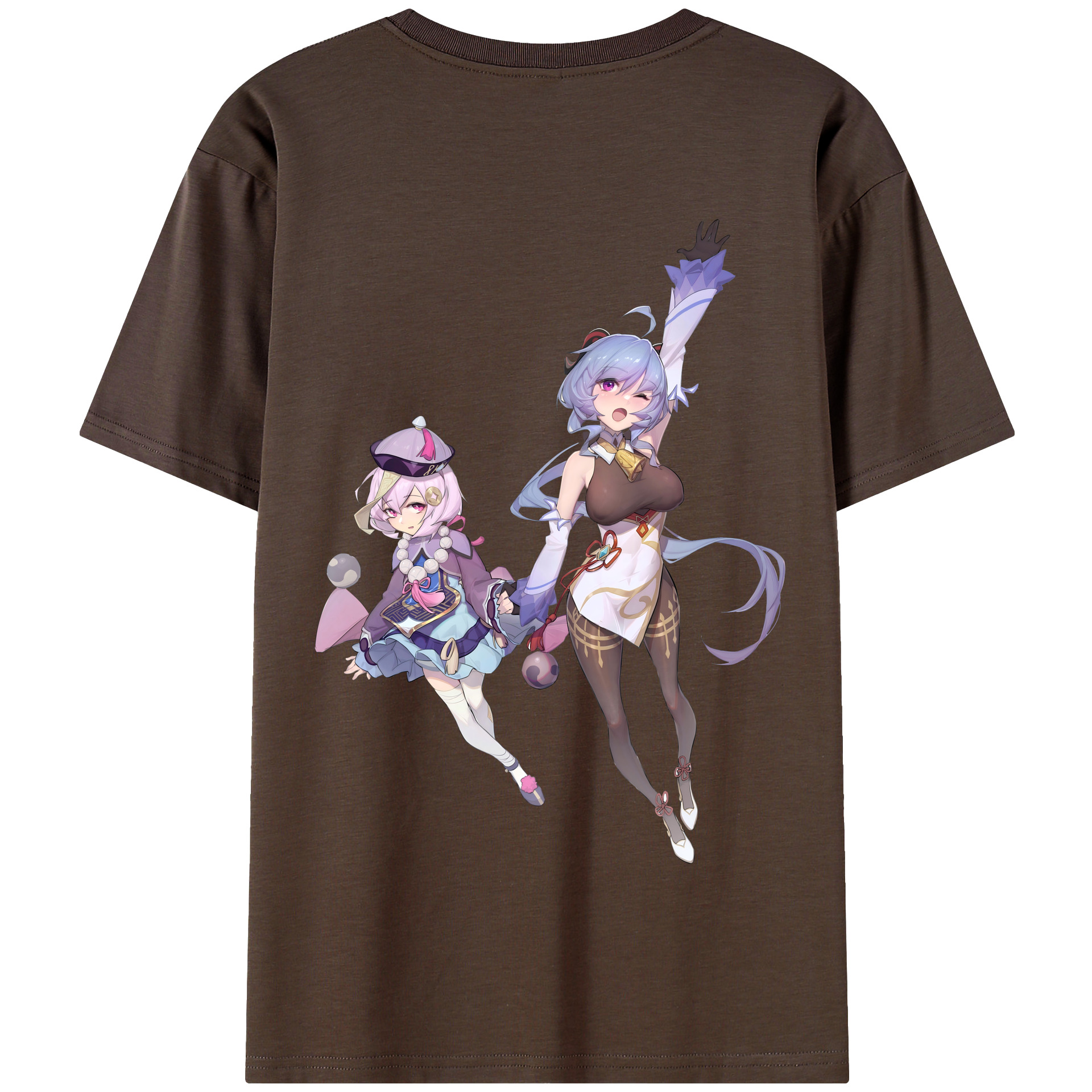 げんし神 七七 なな  genshin Nana 綿100％半袖Tシャツ（背面プリント）