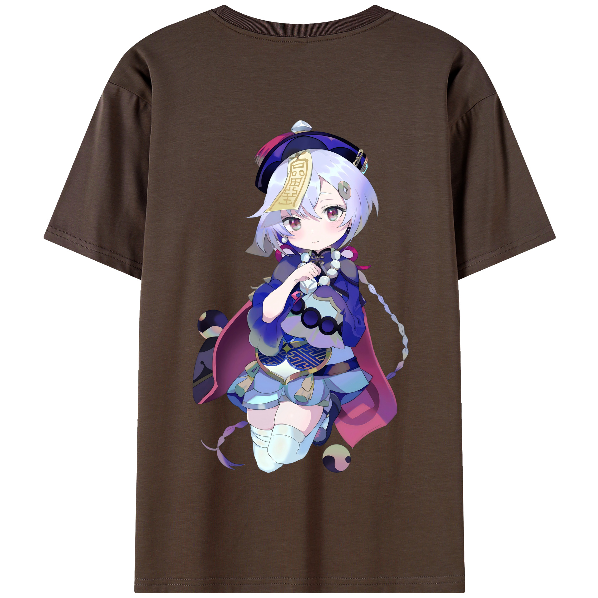 げんし神 七七 なな  genshin Nana 綿100％半袖Tシャツ（背面プリント）