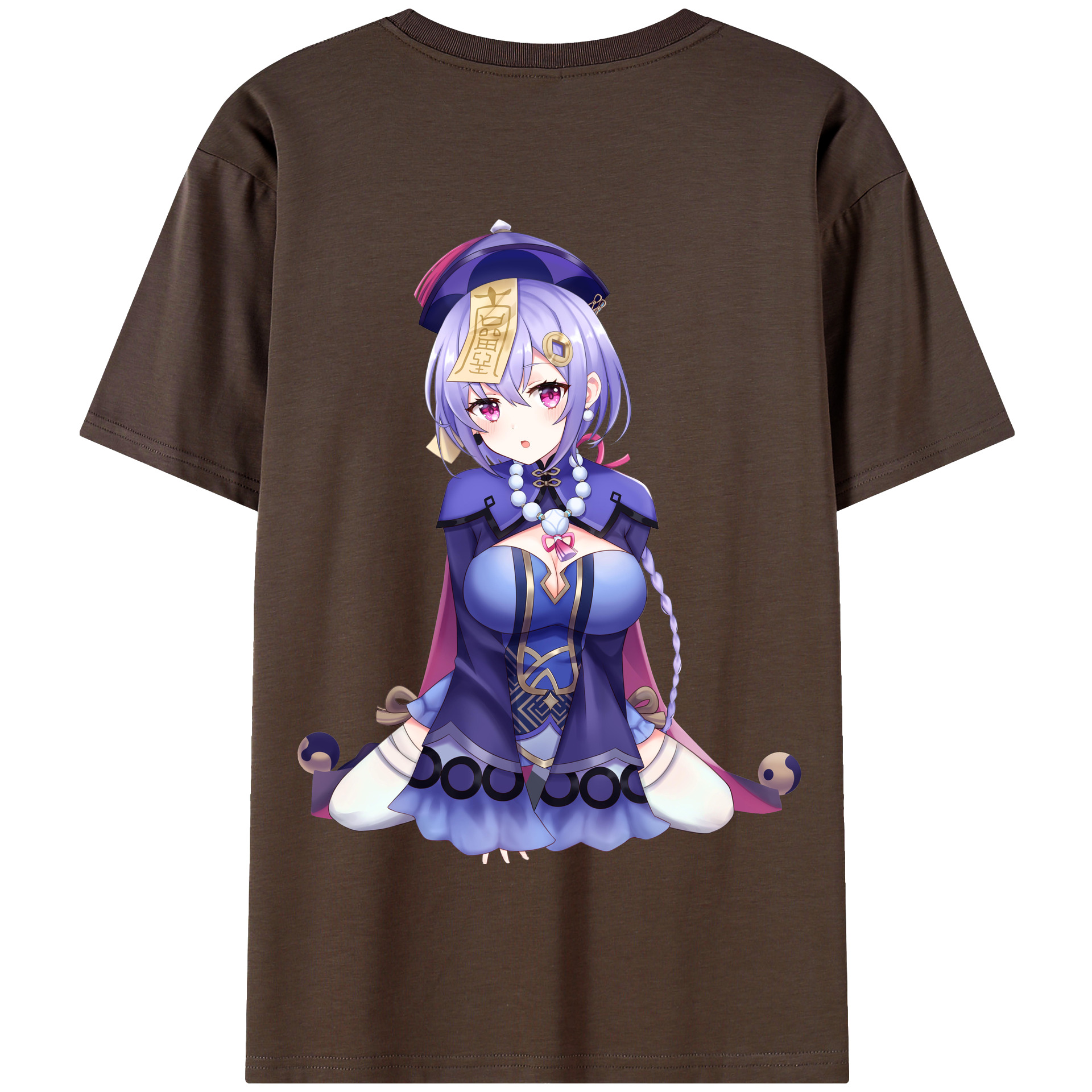 げんし神 七七 なな  genshin Nana 綿100％半袖Tシャツ（背面プリント）