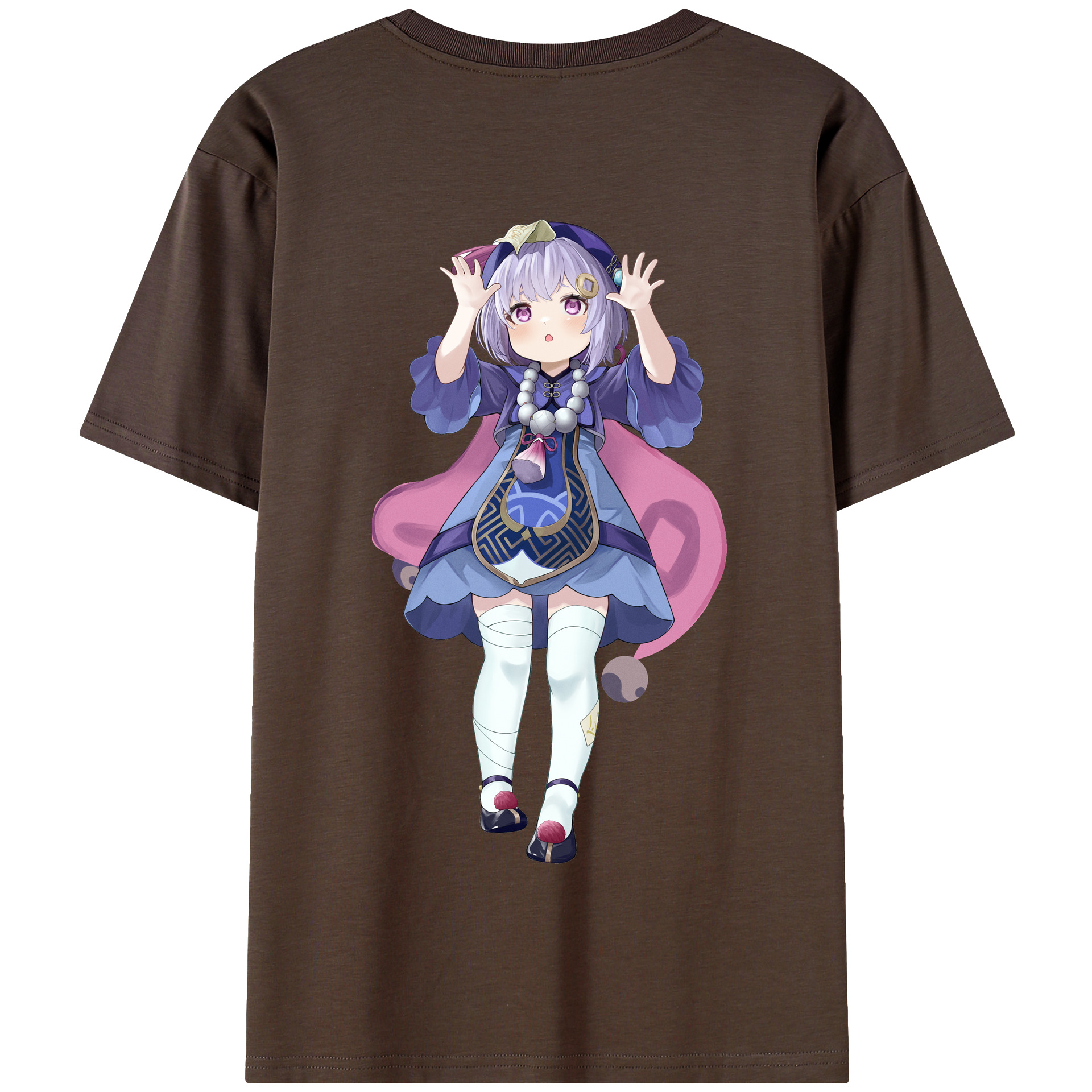 げんし神 七七 なな  genshin Nana 綿100％半袖Tシャツ（背面プリント）