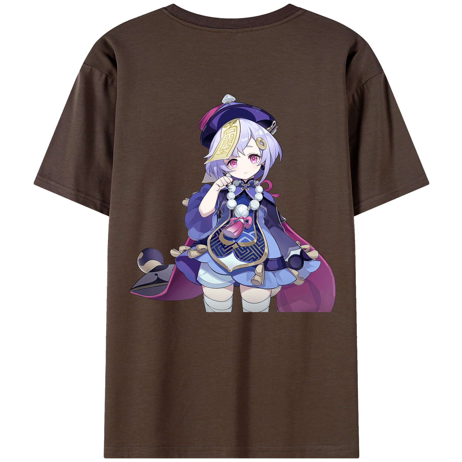 げんし神 七七 なな  genshin Nana 綿100％半袖Tシャツ（背面プリント）