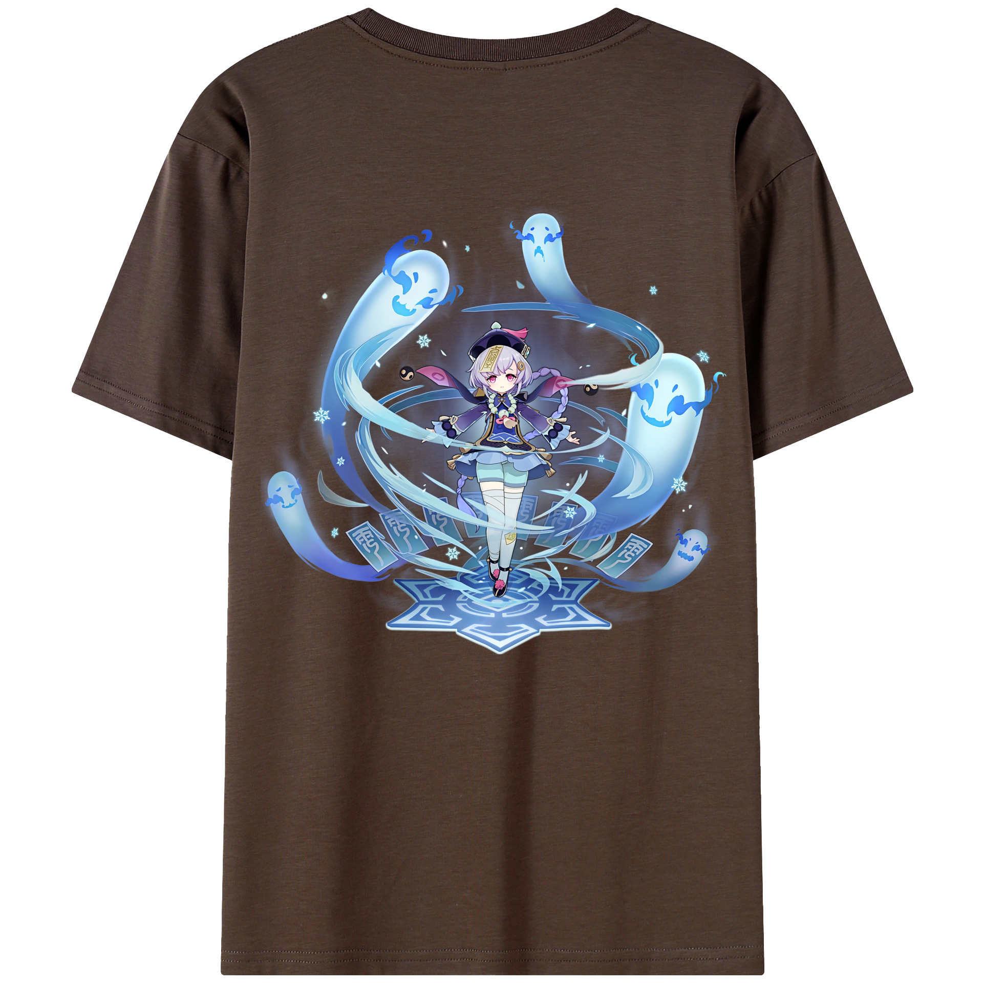 げんし神 七七 なな  genshin Nana 綿100％半袖Tシャツ（背面プリント）