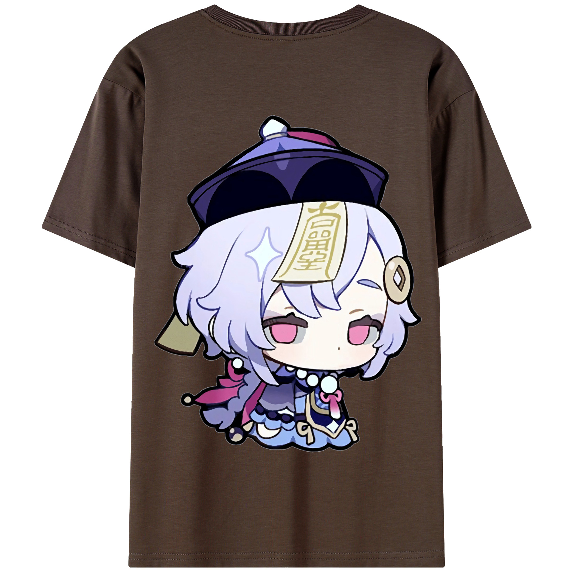 げんし神 七七 なな  genshin Nana 綿100％半袖Tシャツ（背面プリント）