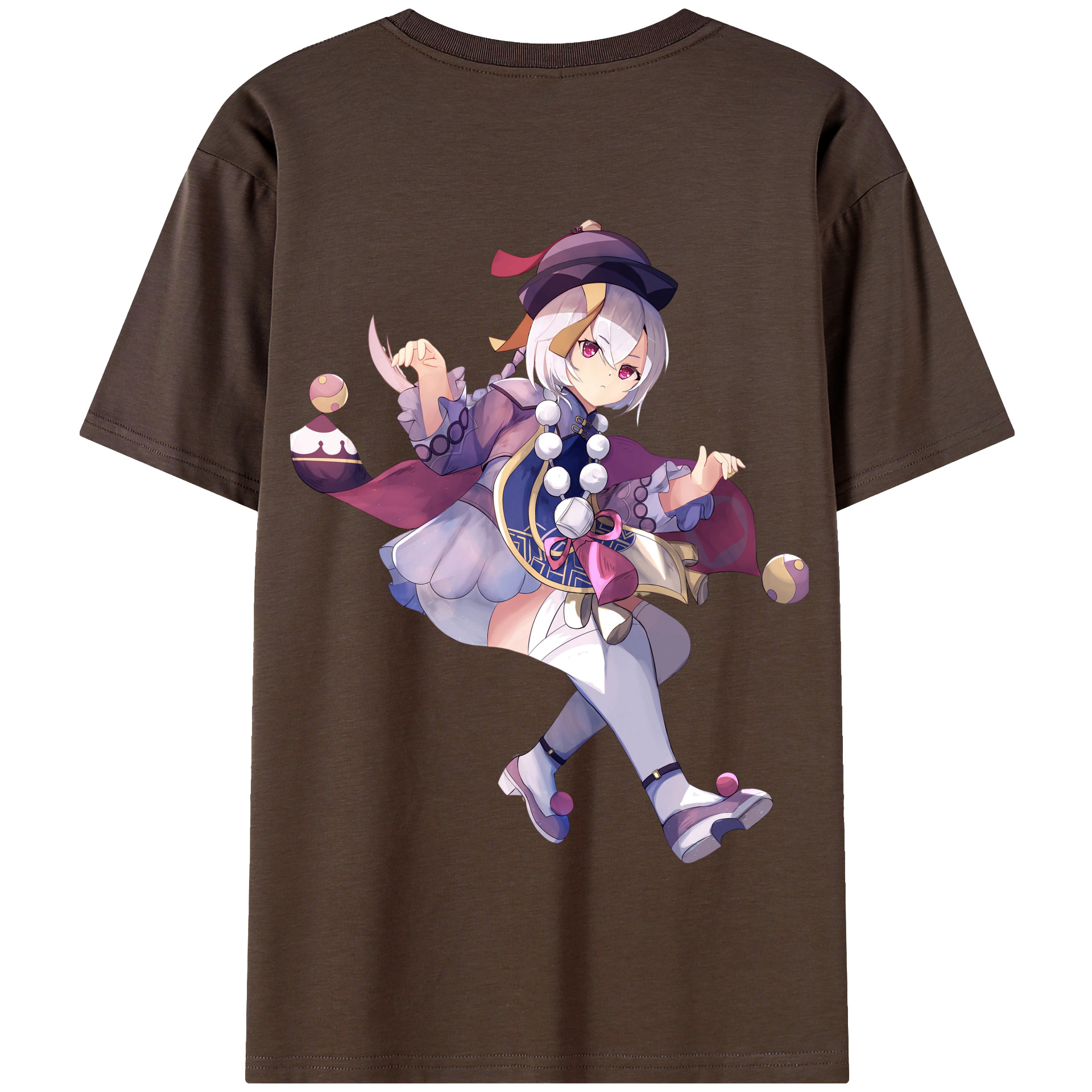 げんし神 七七 なな  genshin Nana 綿100％半袖Tシャツ（背面プリント）