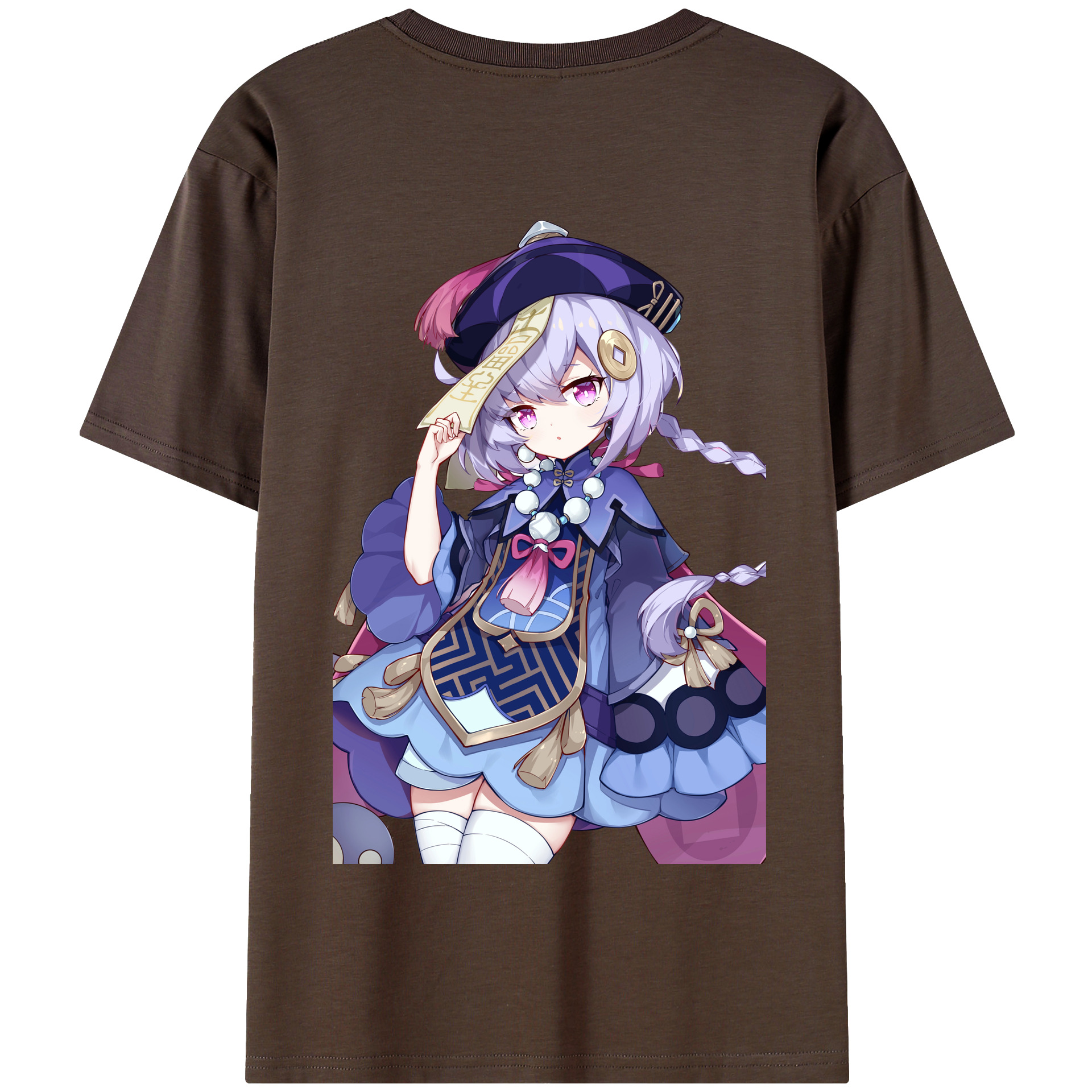 げんし神 七七 なな  genshin Nana 綿100％半袖Tシャツ（背面プリント）