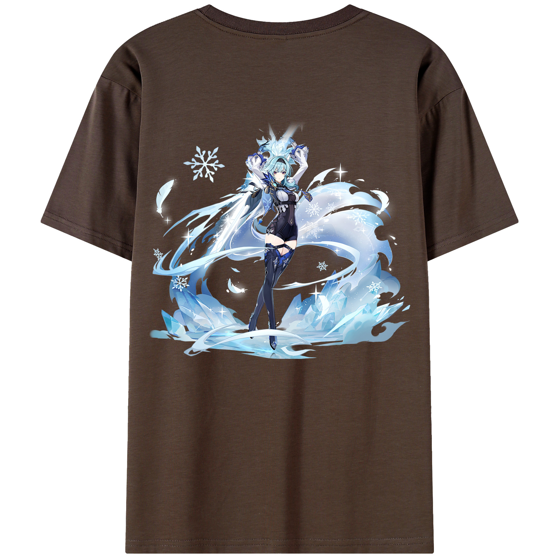 げんし神 优菈 ゆうら genshin Yūra 綿100％半袖Tシャツ（背面プリント）