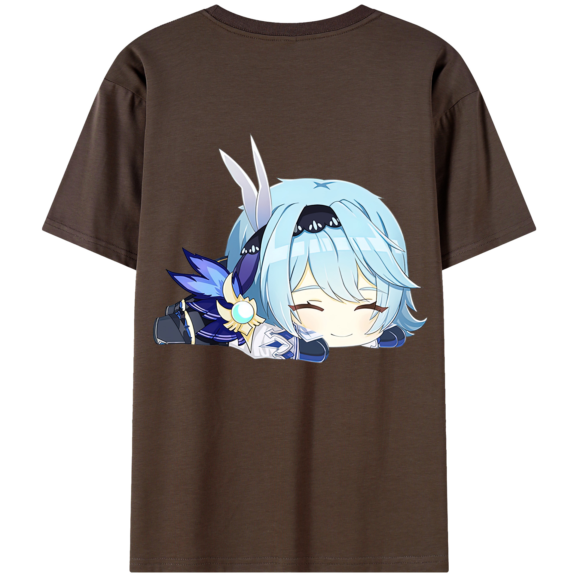 げんし神 优菈 ゆうら genshin Yūra 綿100％半袖Tシャツ（背面プリント）