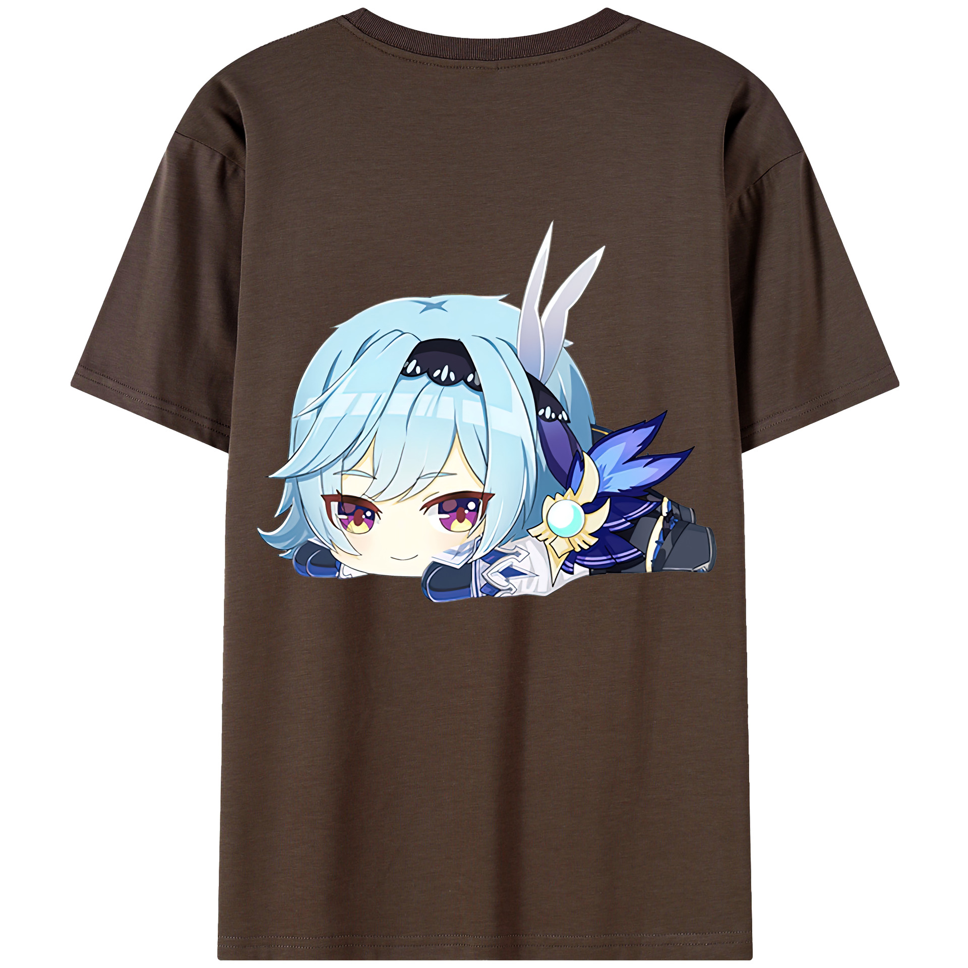 げんし神 优菈 ゆうら genshin Yūra 綿100％半袖Tシャツ（背面プリント）