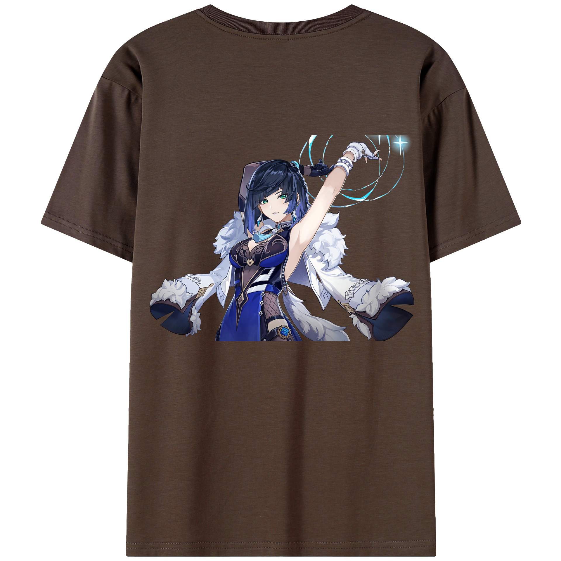 げんし神 夜兰 やらん genshin Yaran 綿100％半袖Tシャツ（背面プリント）