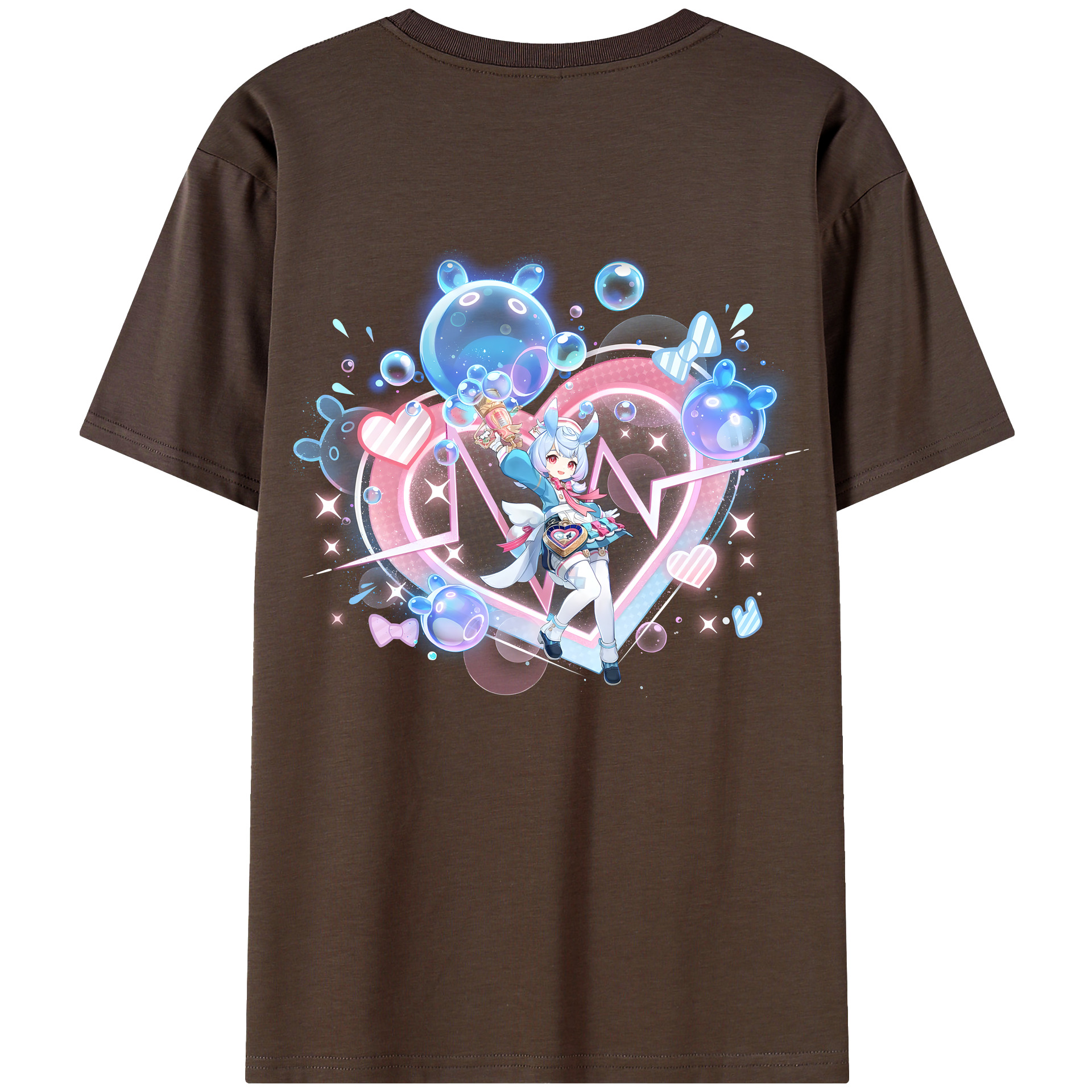 げんし神 シゲウィン genshin Shigewin 綿100％半袖Tシャツ（背面プリント）