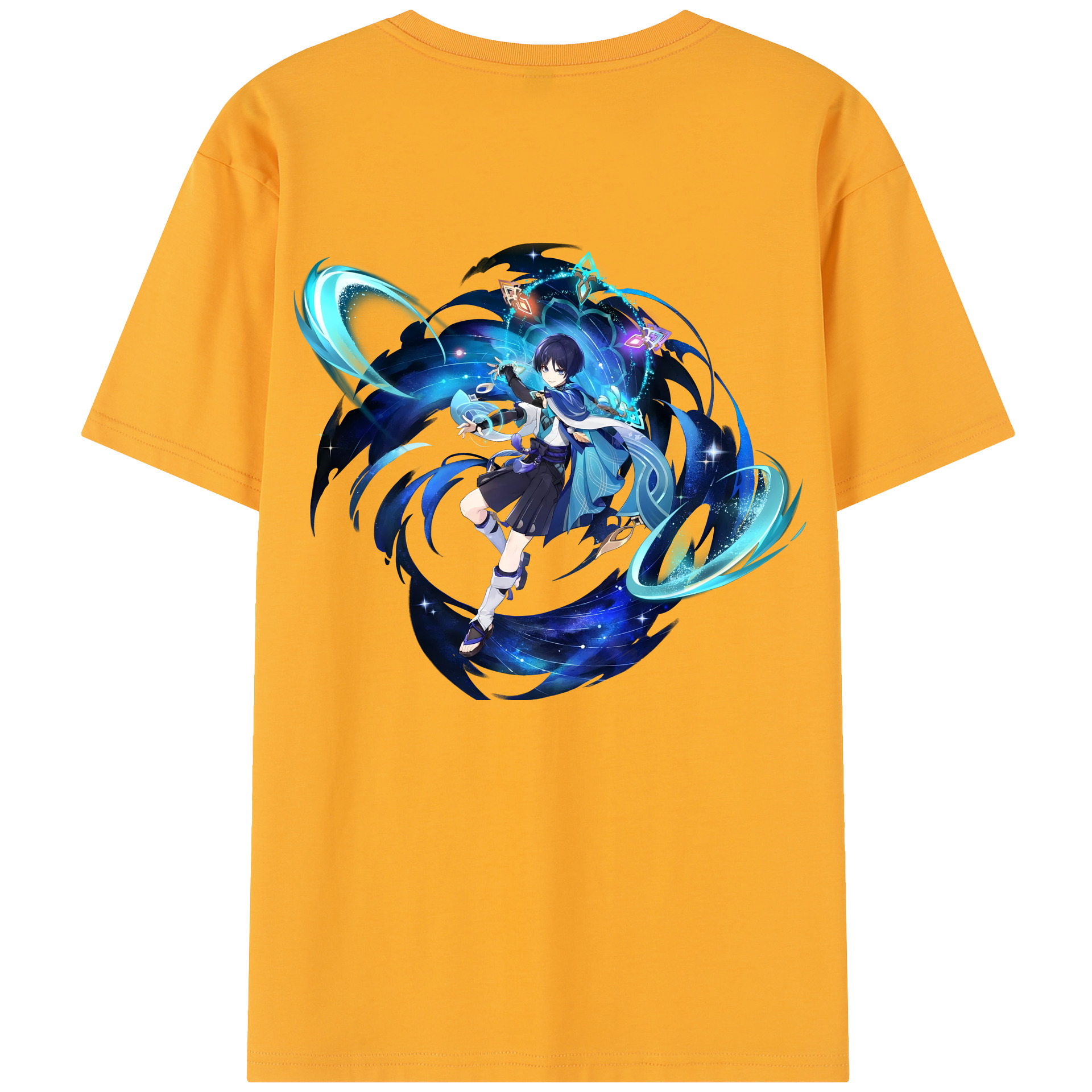げんし神 さんペい genshin Sanpei 綿100％半袖Tシャツ（背面プリント）