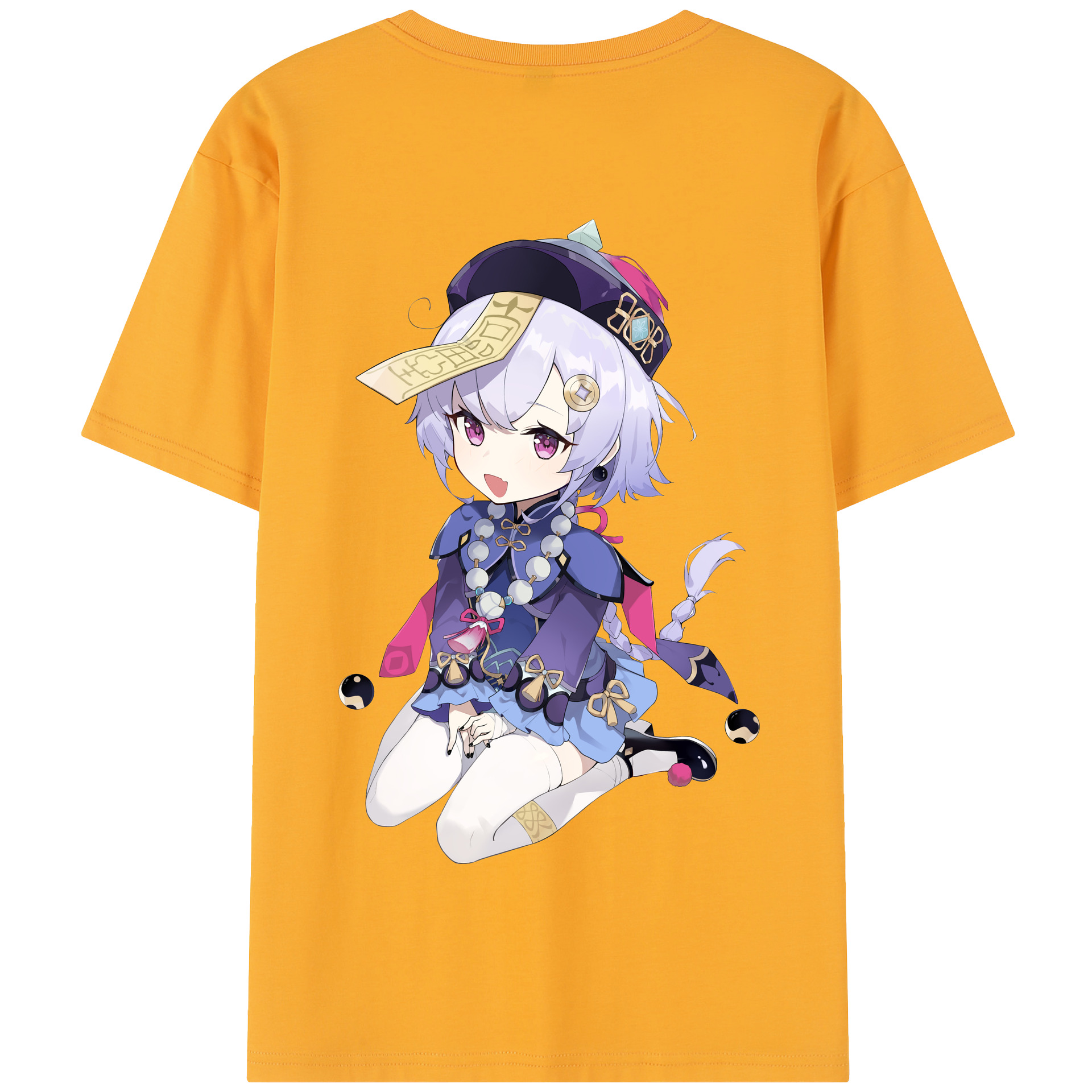げんし神 七七 なな  genshin Nana 綿100％半袖Tシャツ（背面プリント）