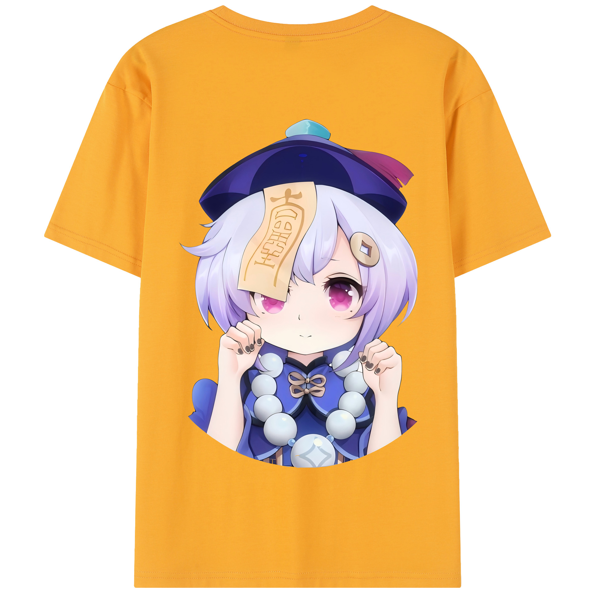 げんし神 七七 なな  genshin Nana 綿100％半袖Tシャツ（背面プリント）