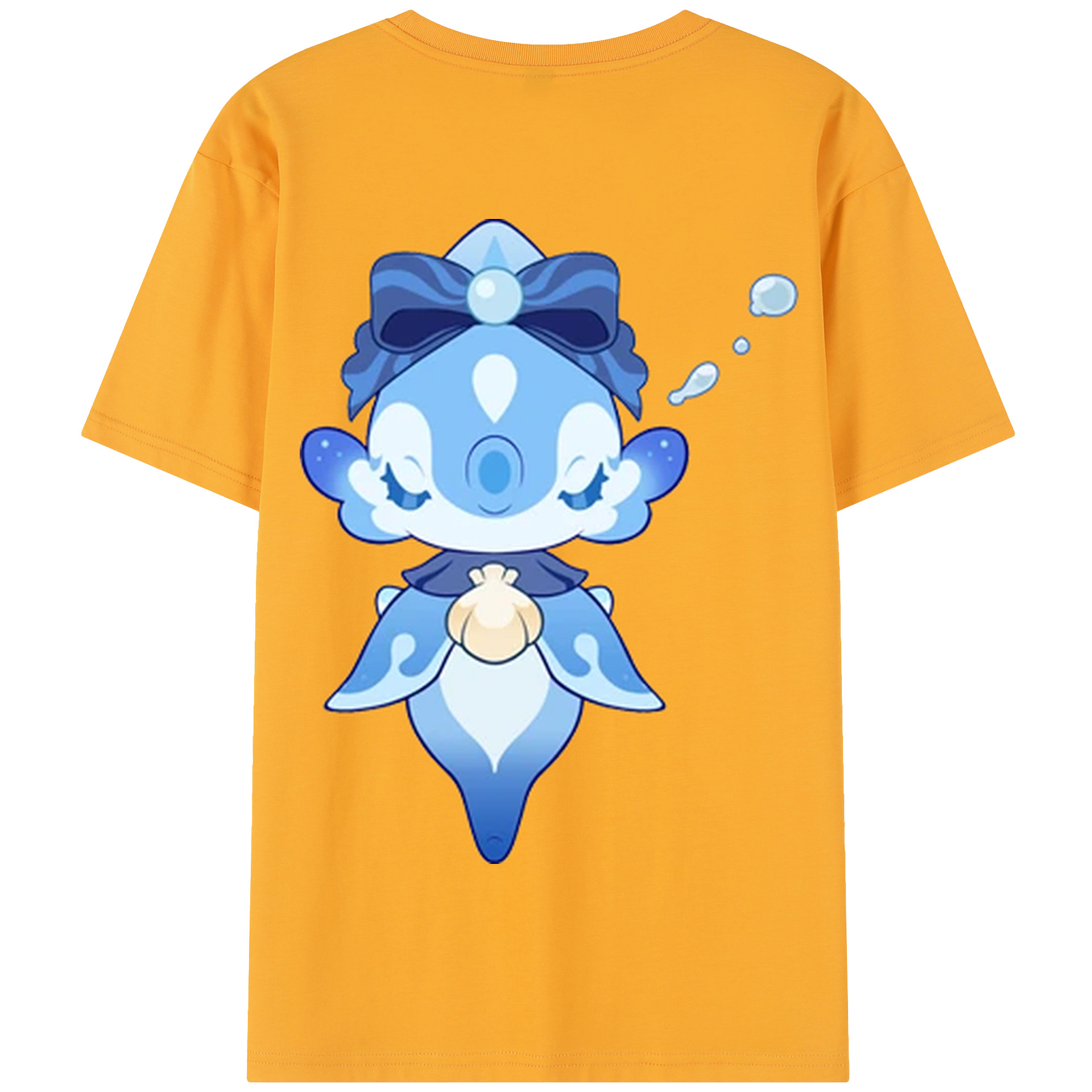 げんし神 フリーナ genshin Furina 綿100％半袖Tシャツ（背面プリント）