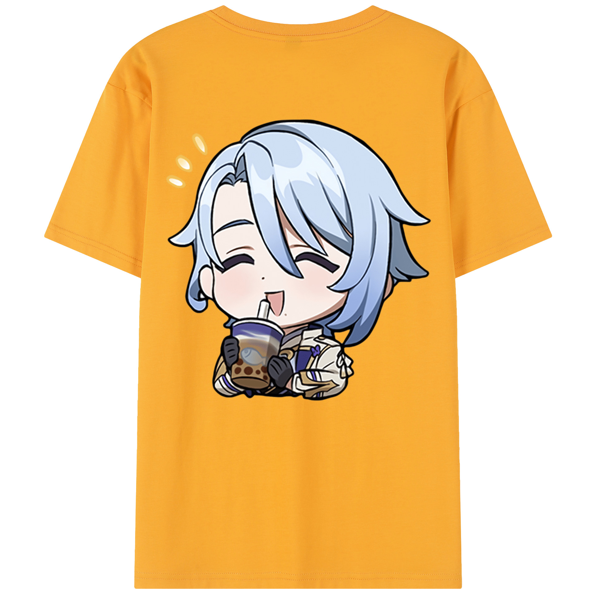 げんし神 神里綾人 かみさとあやと genshin Kamisato Ayato 綿100％半袖Tシャツ（背面プリント）