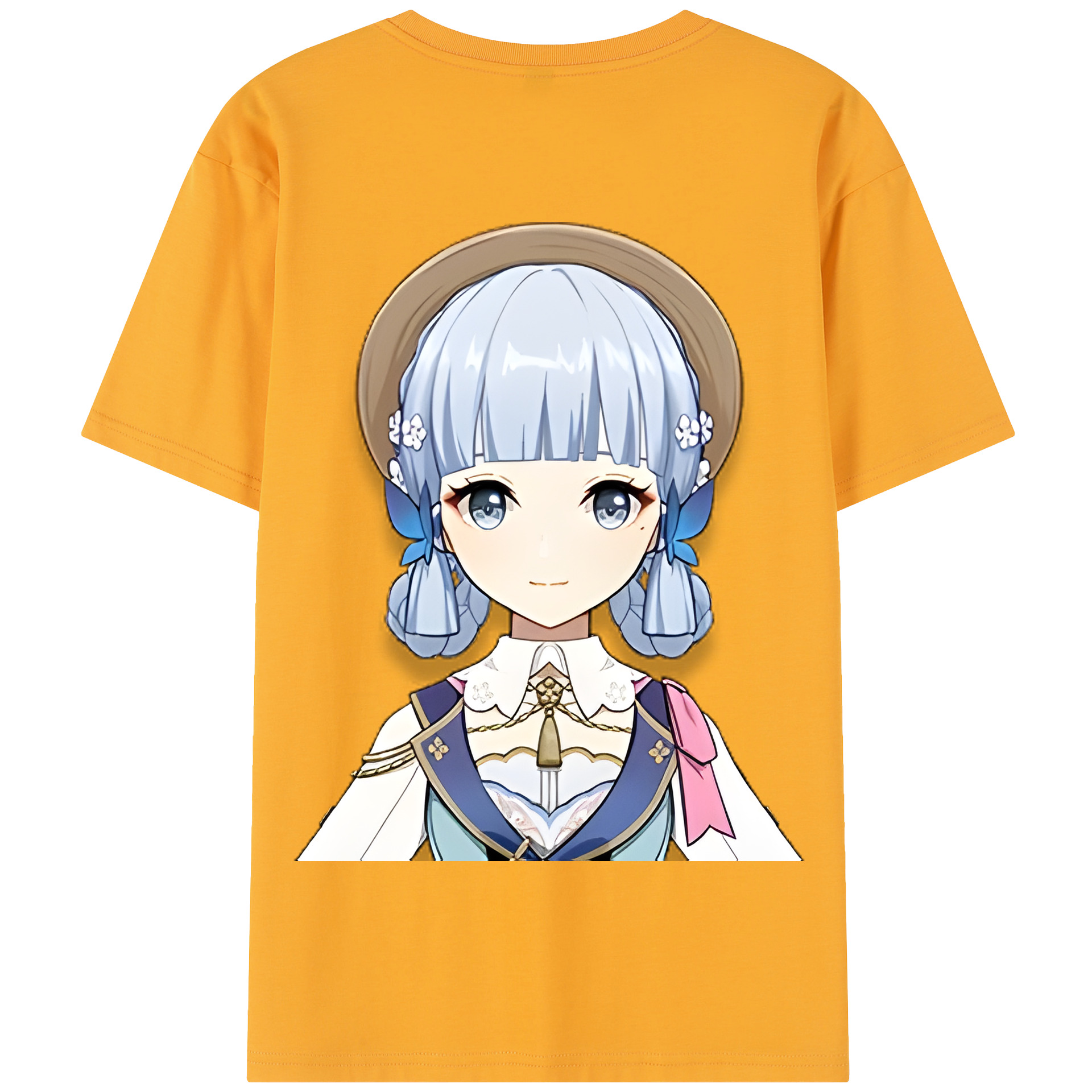 げんし神 神里綾華 神宮寺レン genshin Kamimiya Ren 綿100％半袖Tシャツ（背面プリント）