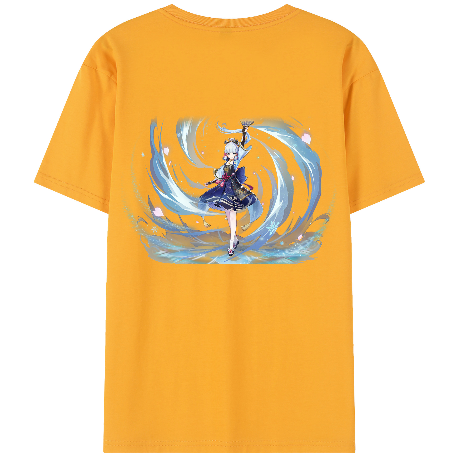 げんし神 神里綾華 神宮寺レン genshin Kamimiya Ren 綿100％半袖Tシャツ（背面プリント）